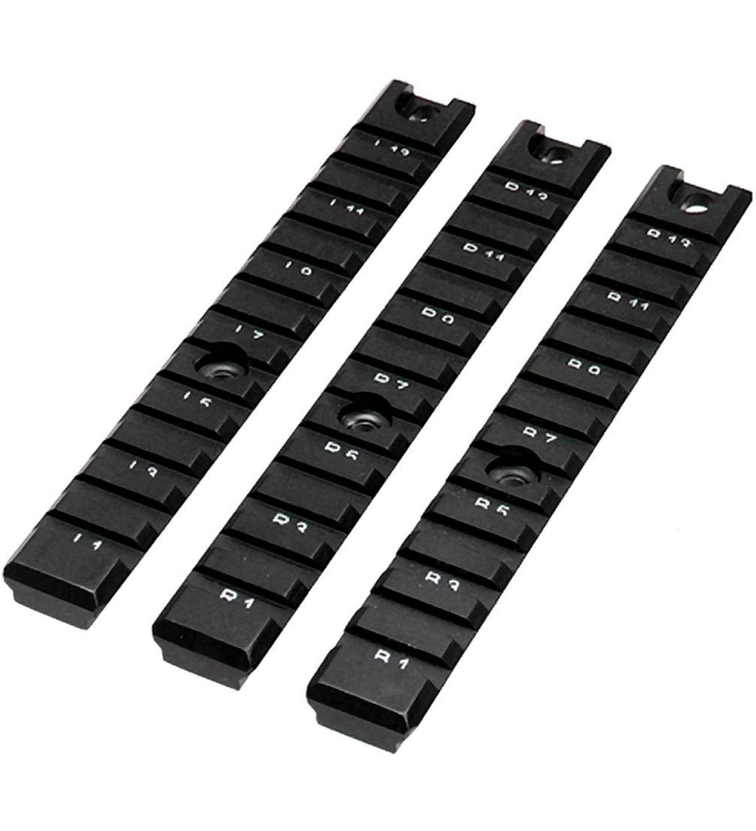 UTG G36 Picatinny Rail Set - 3-Piece Long - Black - Buy Online on GoSupps.com