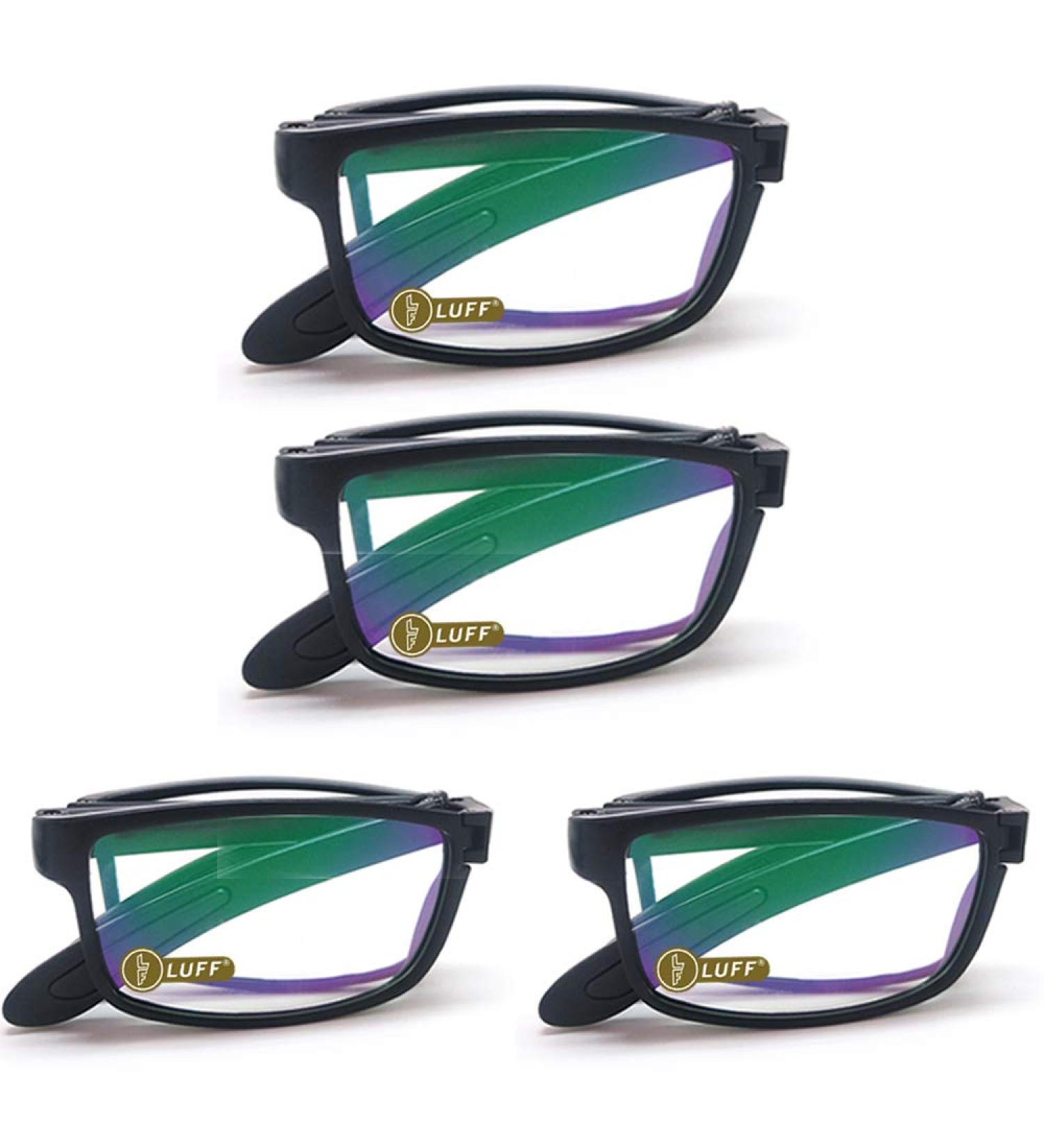 LUFF Foldable Reading Glasses for Men & Women | Anti Blue Light 3.0X | International Shipping Available - Buy Online on GoSupps.com