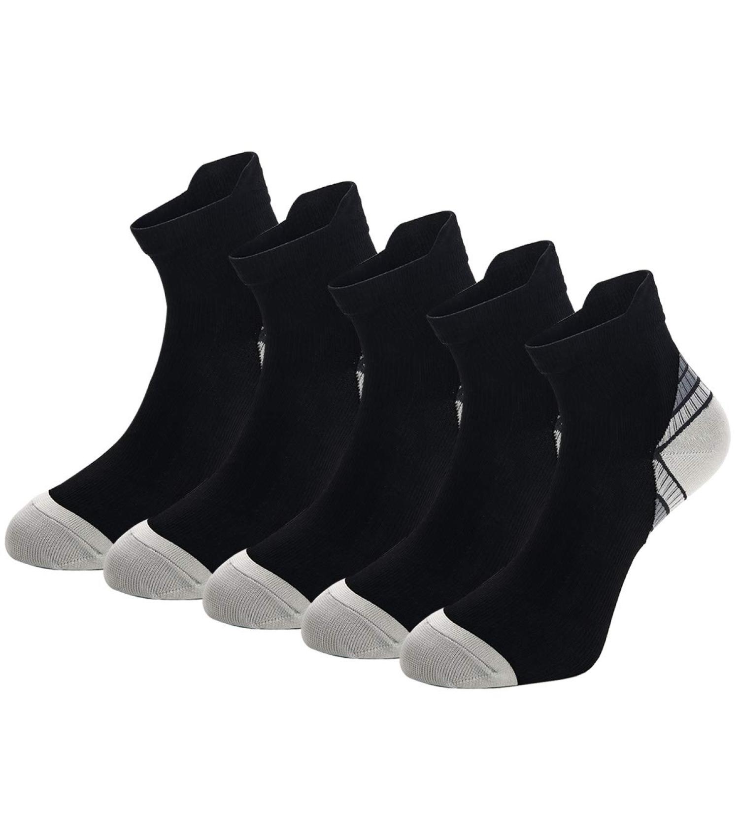 Buy 5 Pairs of Lightweight Compression Sports Socks for Men & Women - M nner Function Sneakers Socks in Gray | International Shipping Available - Buy Online on GoSupps.com