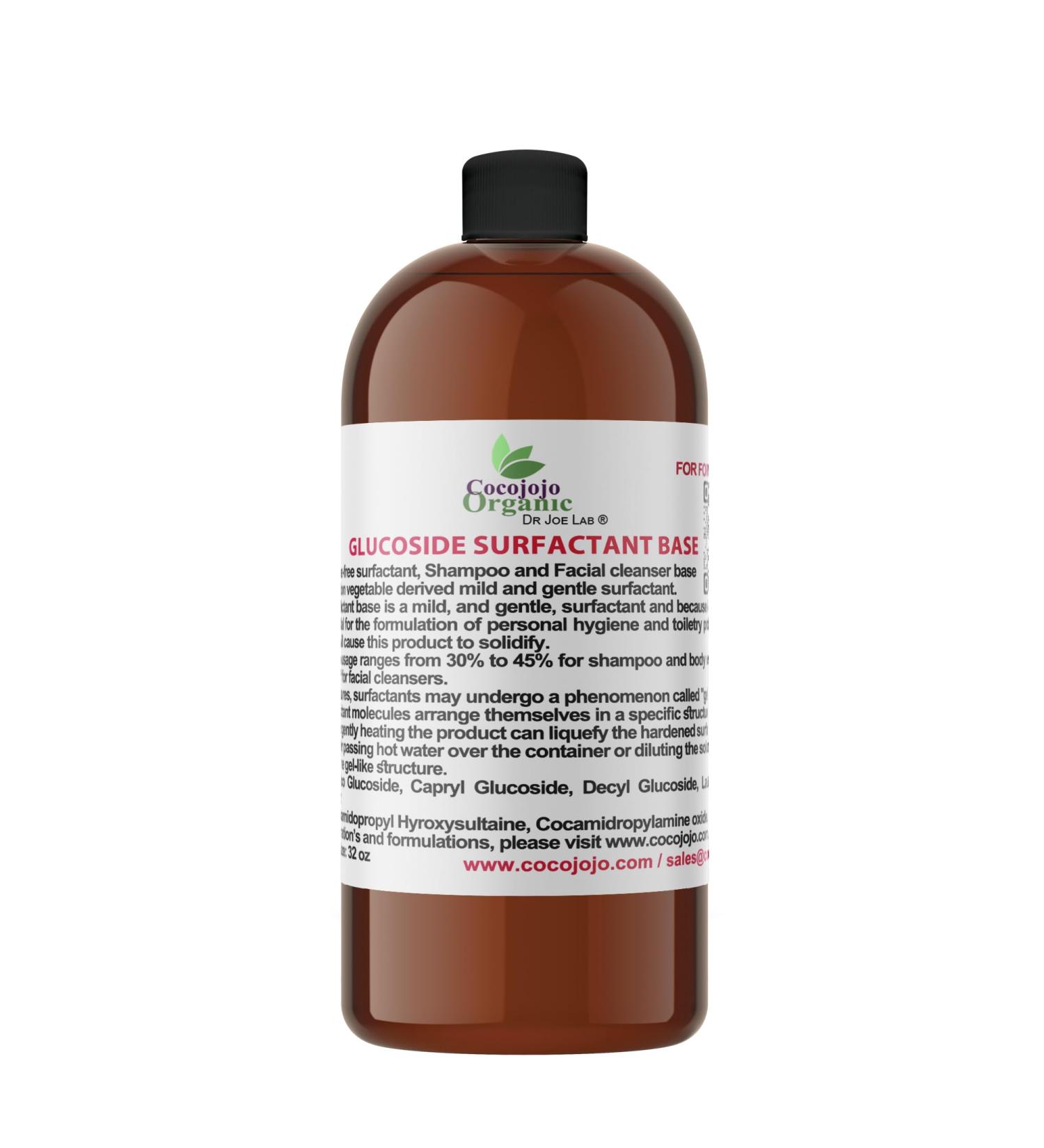 Glucoside Surfactant Base - Plant Derived All in One Natural Gentle Mild Rich Foaming Cleanser - Lauryl Decyl Coco Capryl Caprylyl Cosmetic Liquid Hand Soap Body Wash - 32 oz 32 Fl Oz (Pack of 1) - Buy Online on GoSupps.com