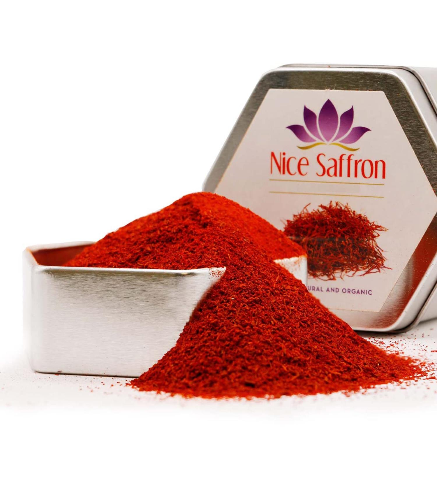 Premium Deep Red Saffron Powder - 5g | 0.17oz - Buy Online on GoSupps.com