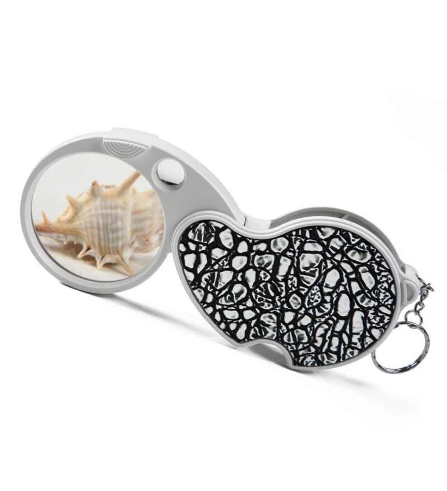 Mini Pocket Glass 4X 20X HD Lens Swivel Folding Keyring Magnifier Portable Small Loupe with LED Light for Seniors Low Vision Travel Books Magazines Made in China - Buy Online on GoSupps.com