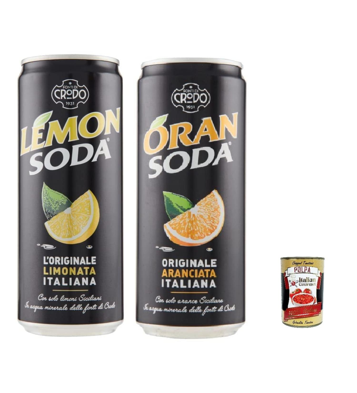 Campari Group Lemon Soda Pack of 24 bottles of Italian Limonata 330 ml + 24 boxes of Orsoda 330 ml Campari Orange Limonad - Buy Online on GoSupps.com
