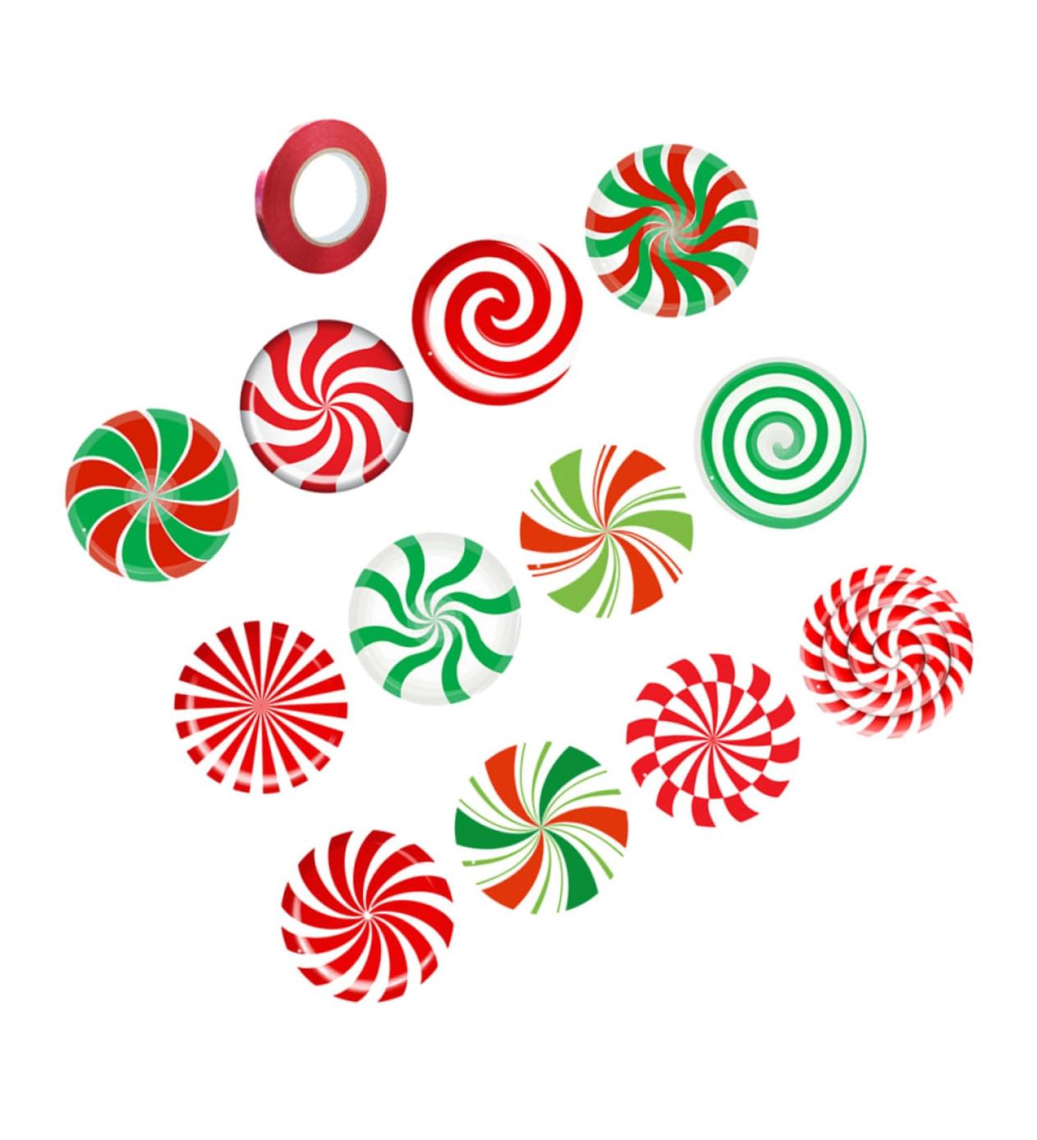 Zerodeko 1 Set Decorative Christmas Candy Xmas Candy Decoration Christmas Candy Pendants - Buy Online on GoSupps.com