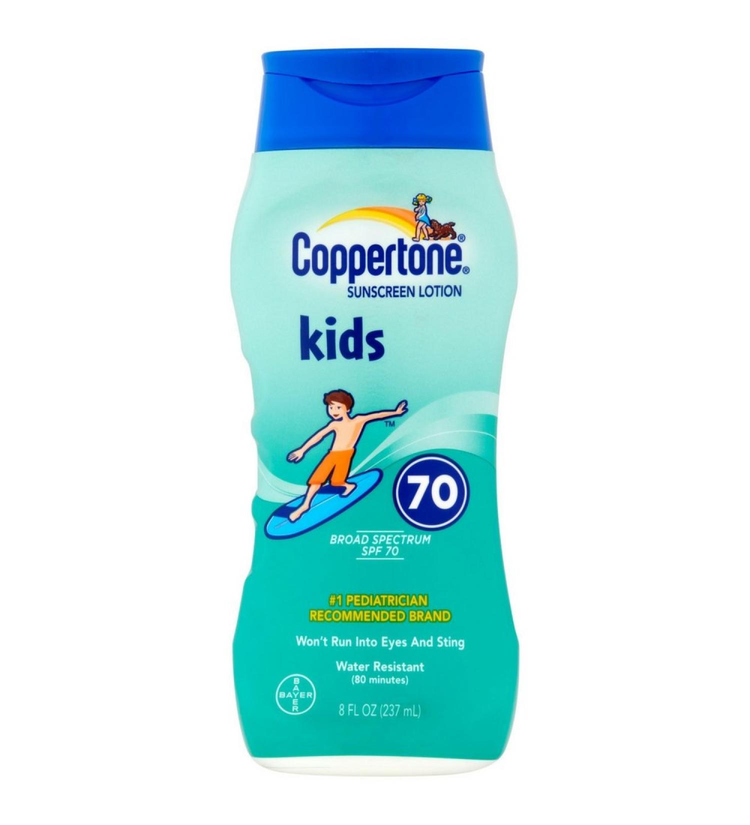 Coppertone Kids Sunscreen Lotion SPF 70+ 8 oz