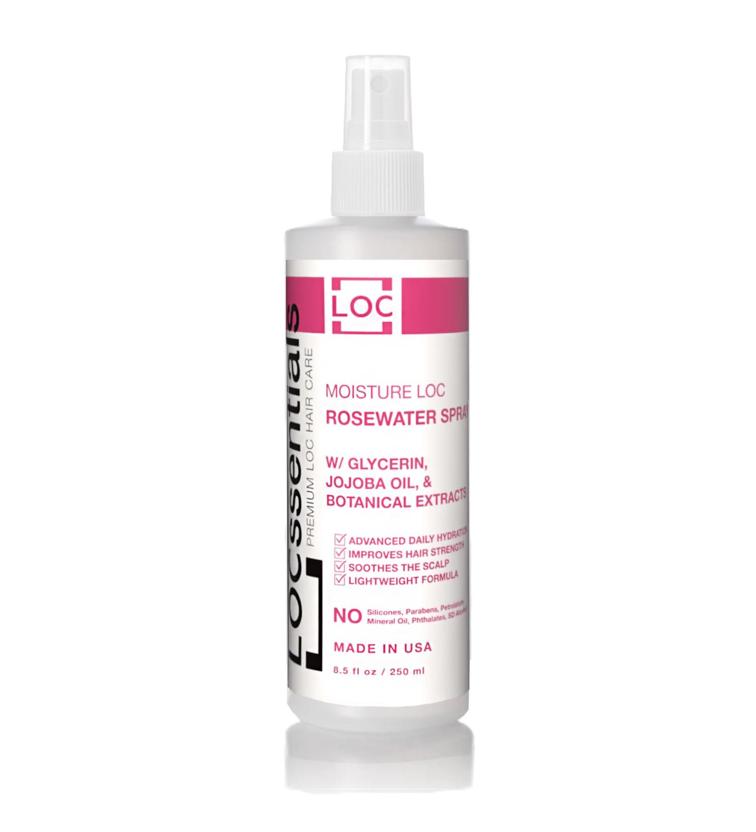 Rose Water for Locs Rosewater and Glycerin Loc Moisturizer Spray with Jojoba Oil & Organic Botanical Extracts Premium Braid Spray Daily Hair Mist & Scalp Moisturizer 8.5 Fl Oz (Pack of 1) - Buy Online on GoSupps.com