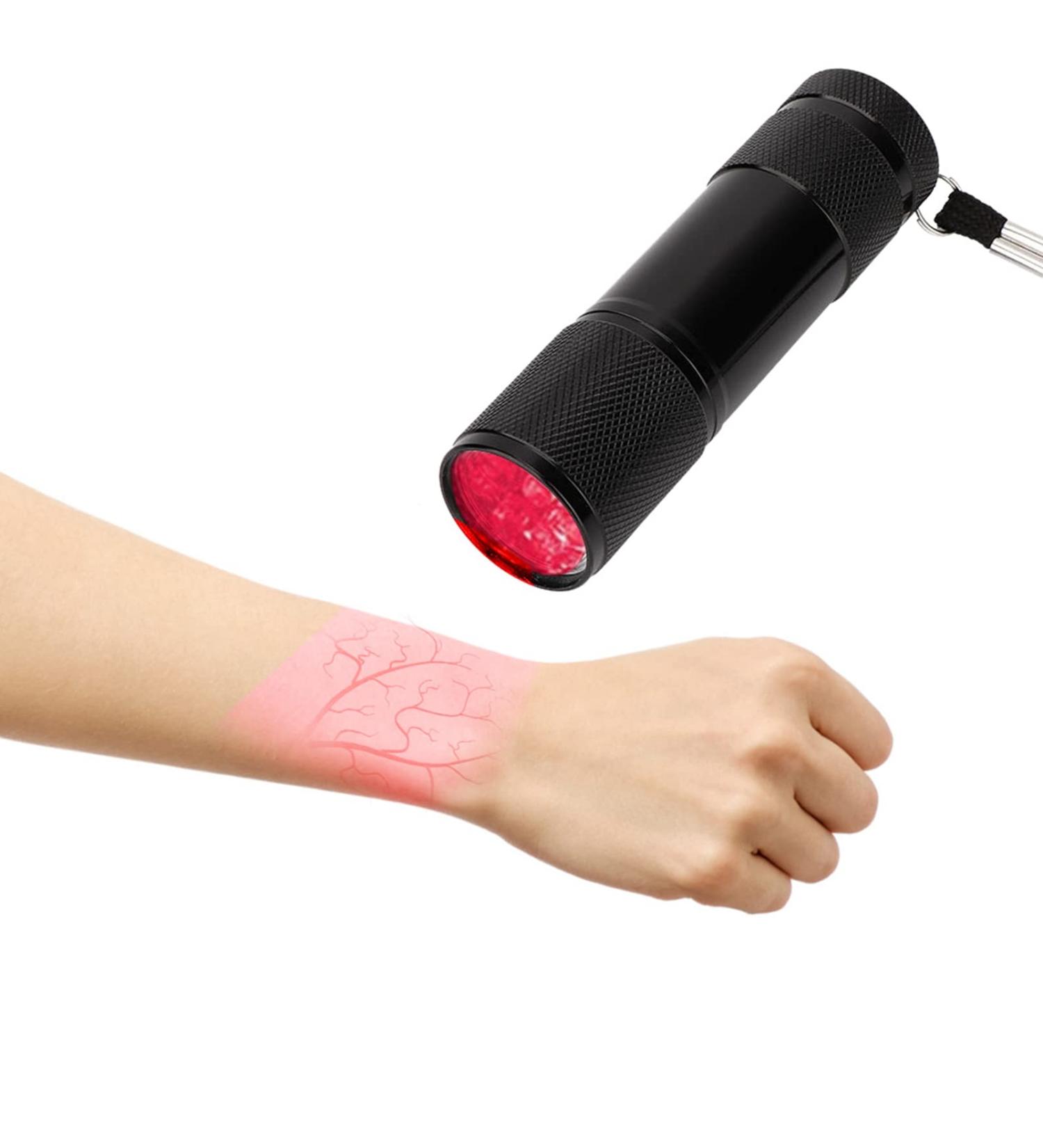GAESHOW Red Light Vein Finder - Portable Vein Viewer for Hospitals & Clinics - Buy Online on GoSupps.com