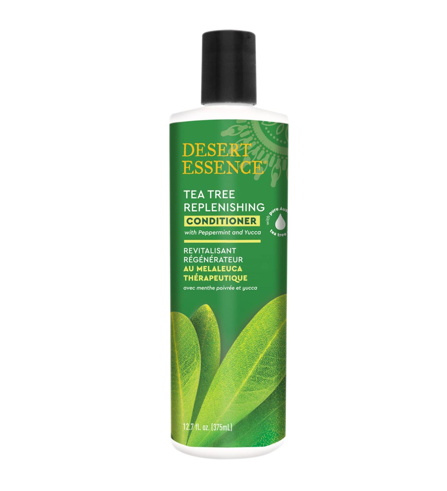 Buy Desert Essence Tea Tree Replenishing Conditioner - 12.7 Fl Oz | Peppermint Yucca Eucalyptus Oil Vitamin E Keratin & Murumuru Butter for Dull Hair | Reduce Breakage & Flaking - International Shipping Available - Buy Online on GoSupps.com