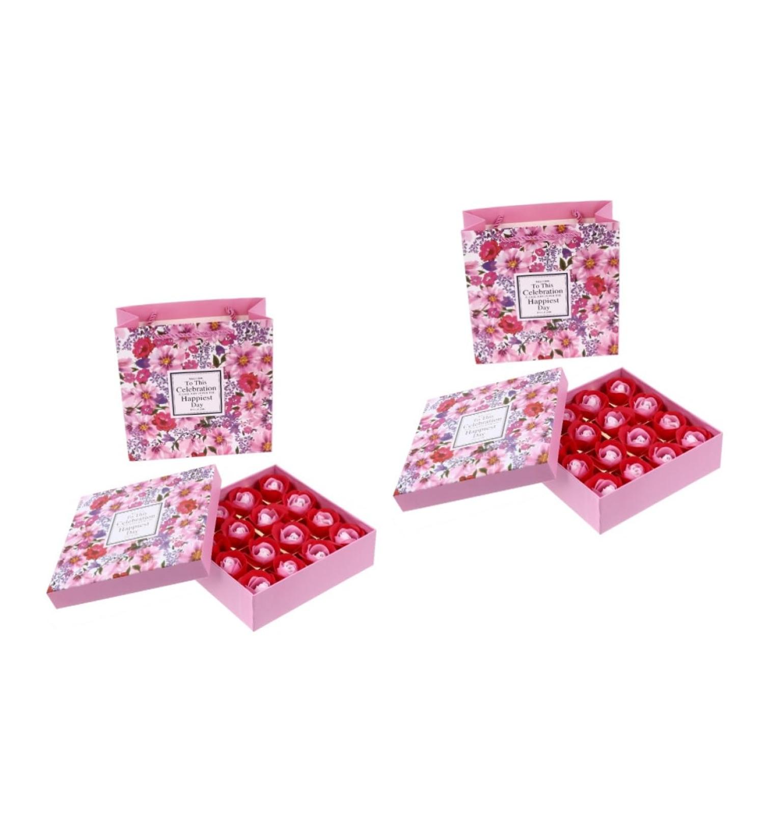 POPETPOP 2 Boxes Rose Soap Artificial Rose Body Soap Floral Scented Bath Soap Valentine s Day Rose Petals Mom Birthdays Fragrant Mother Christmas - Buy Online on GoSupps.com