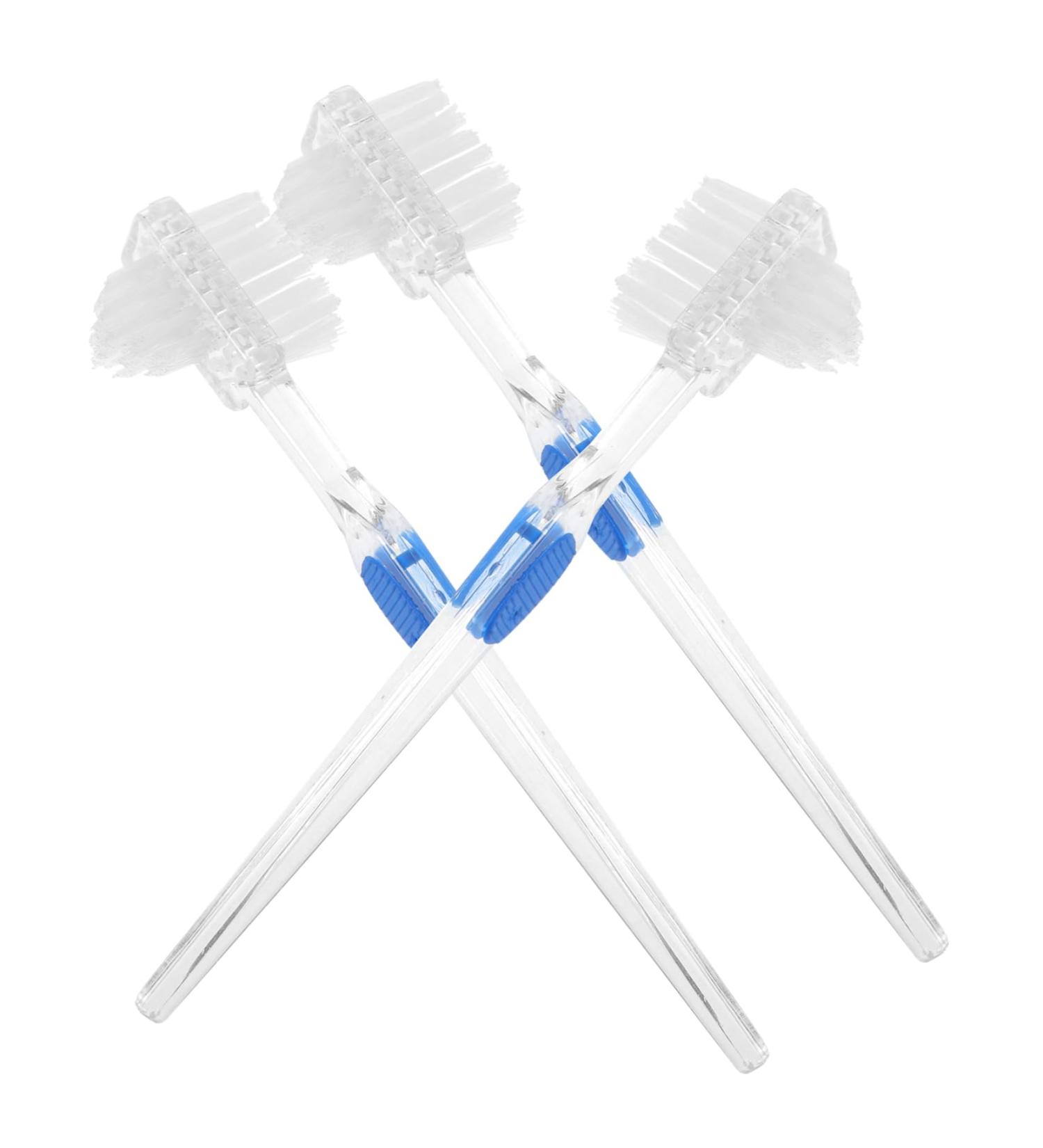 Minkissy 15-Piece Extra Soft Prosthesis Toothbrush Set - Dual-Sided Cleaning Tools for Sensitive Teeth - Ideal for Dentures and Oral Care - Buy Online on GoSupps.com