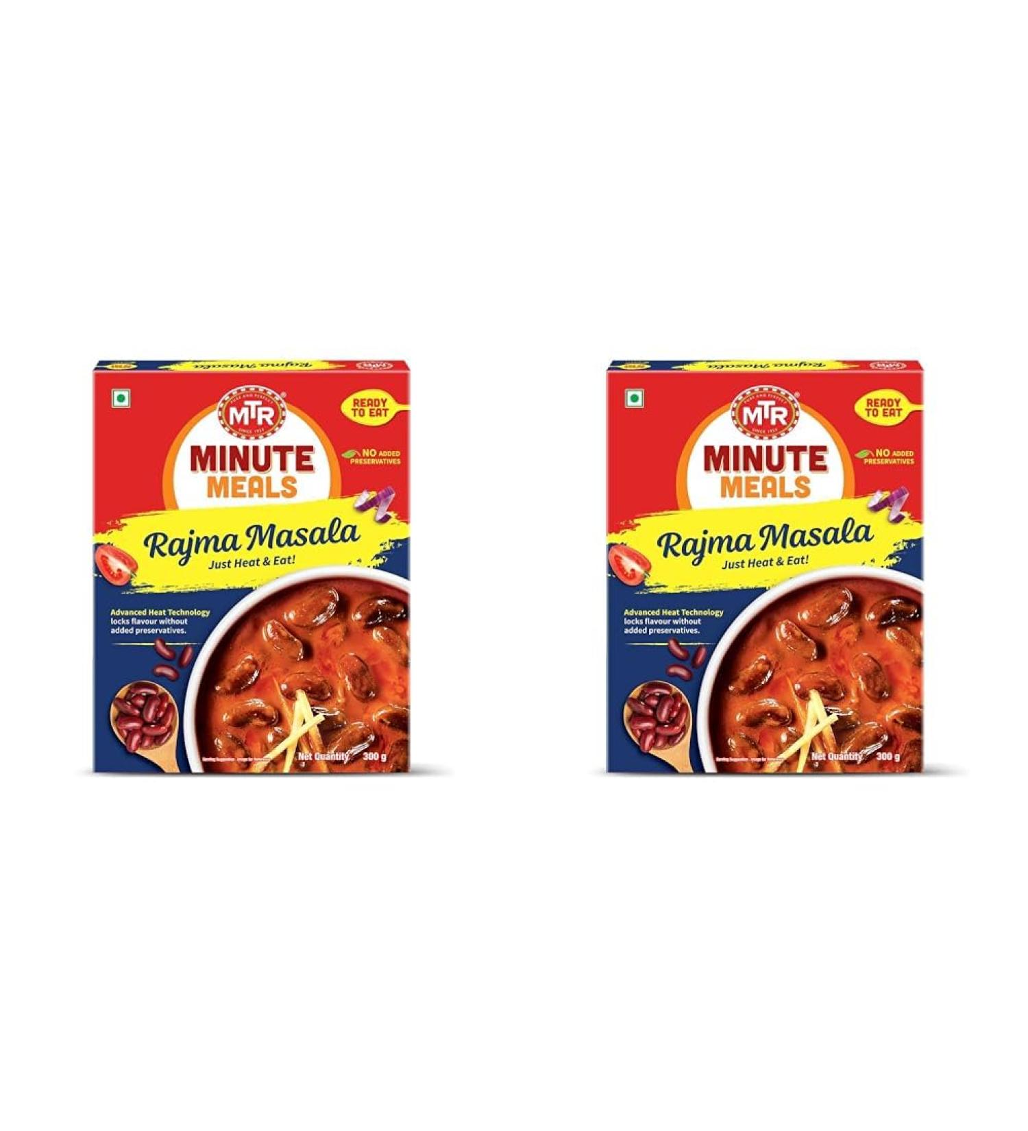 MTR RTE Rajma Masala 300 g (Pack of 2) 300g (Pack of 2) - Buy Online on GoSupps.com