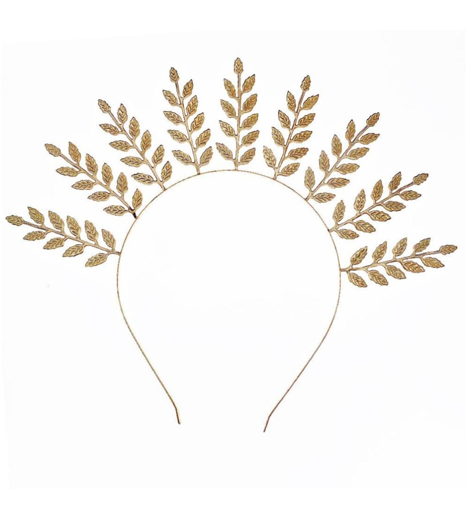 Beaupretty Greek Goddess Leaf Headband - Golden Headdress for Halloween Costumes & Themed Parties - Buy Online on GoSupps.com