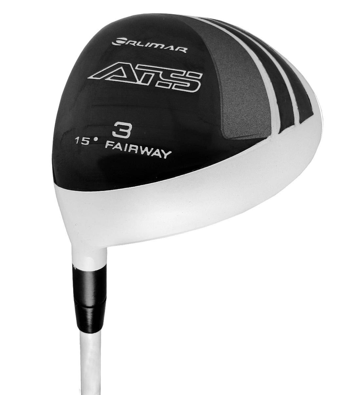Orlimar Golf ATS 3 Fairway Wood - White - Left Hand - Graphite - Uniflex - 15 Degree - Buy Online on GoSupps.com