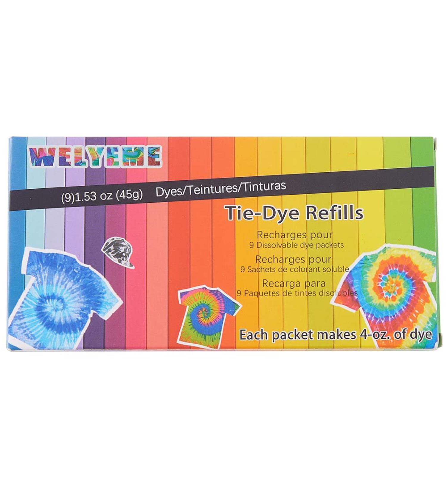 Tie-Dye Refills 9 Packets (Rainbow)