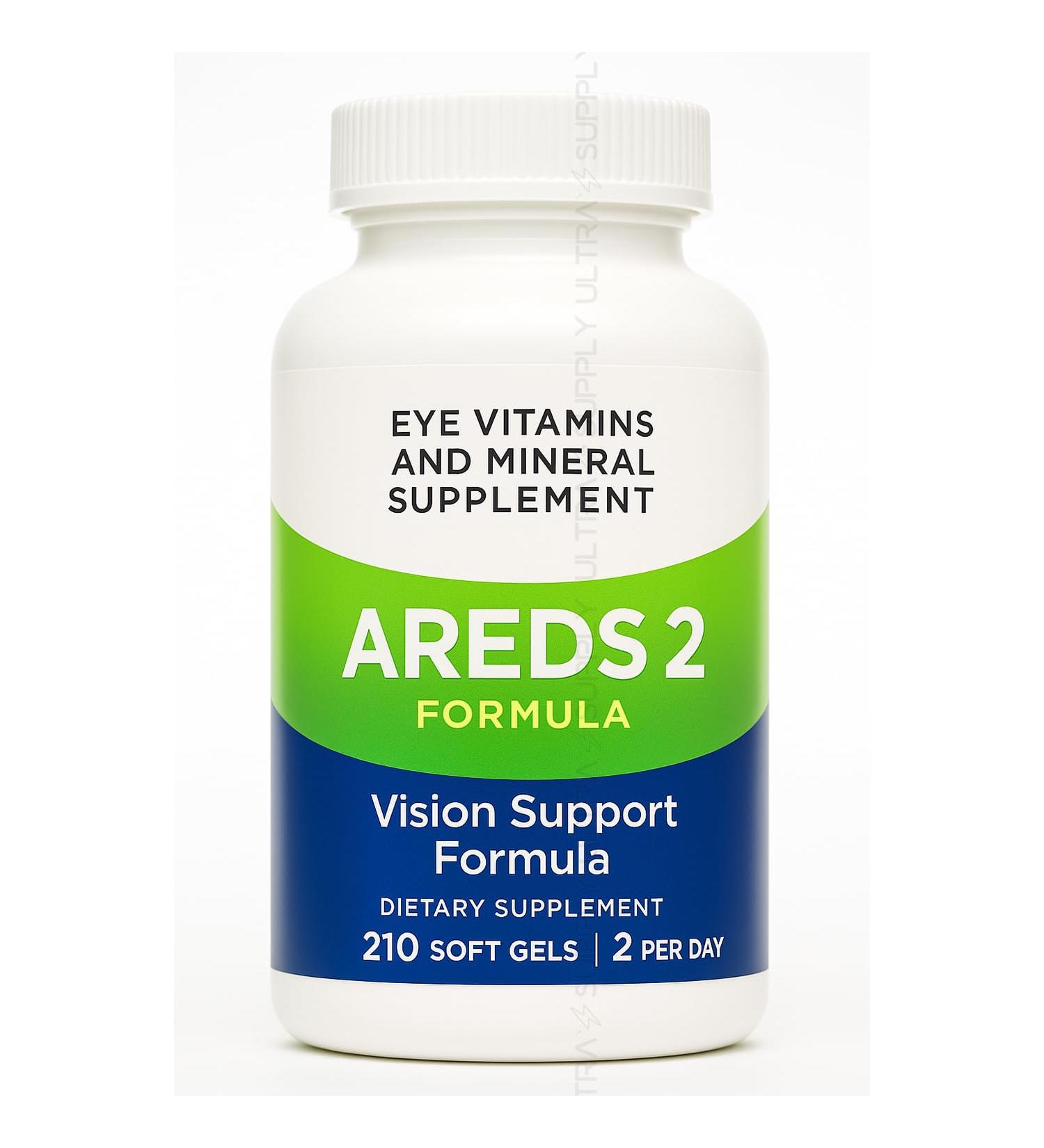 AREDS 2 Eye Vitamins with Lutein & Zeaxanthin Vision Support Supplement (210 Count.)