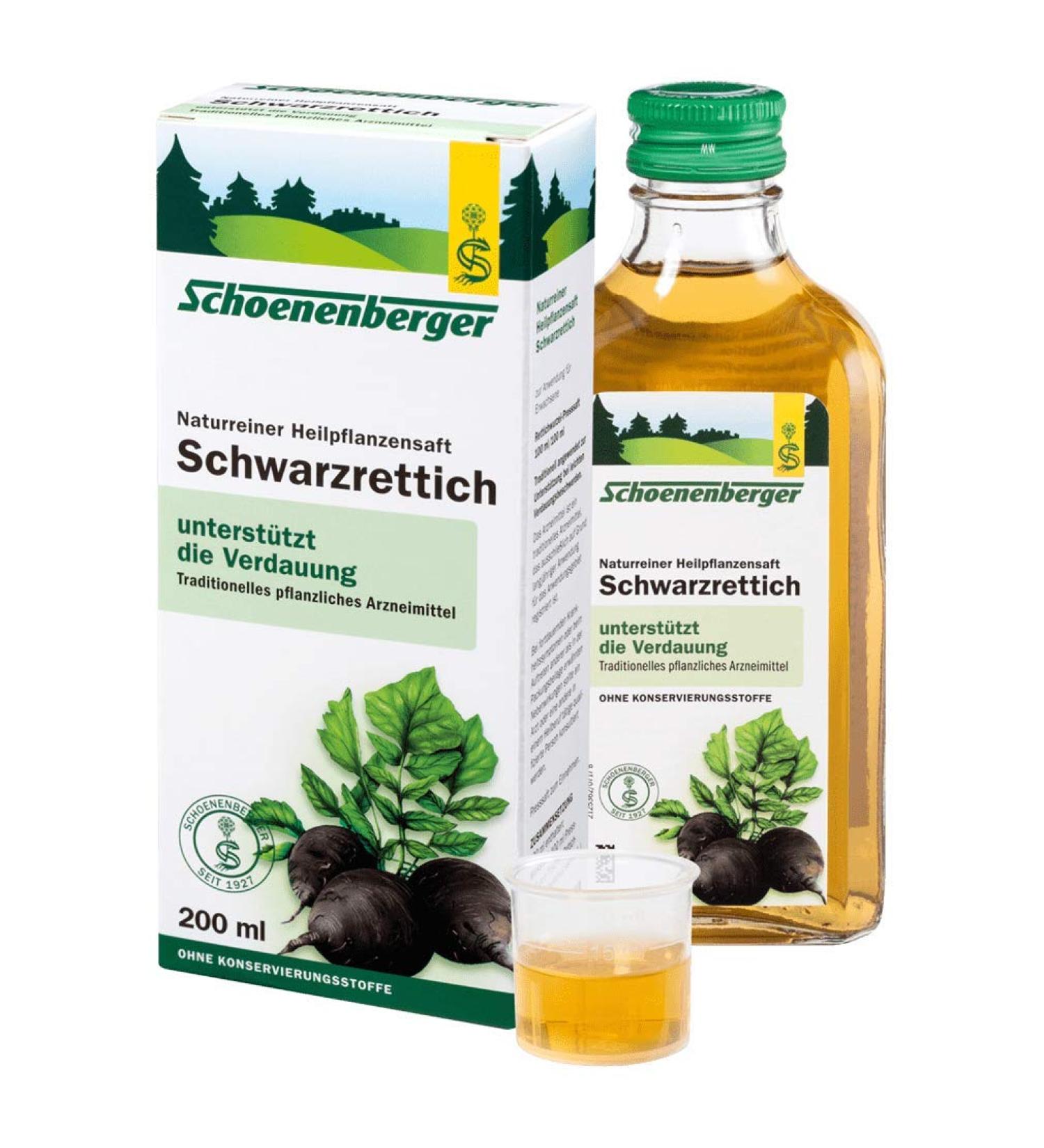 SALUS Pharma GmbH Schoenberger Set of 3 Healing Fruit Juices Black 200 ml