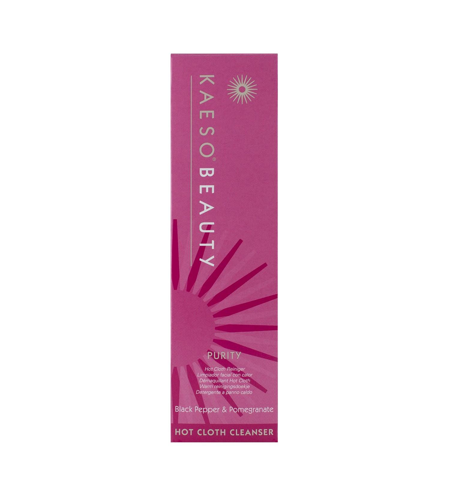 Kaeso Hot Cloth Cleanser for Face and Neck Black Pepper/Pomegranate 195 ml - Buy Online on GoSupps.com