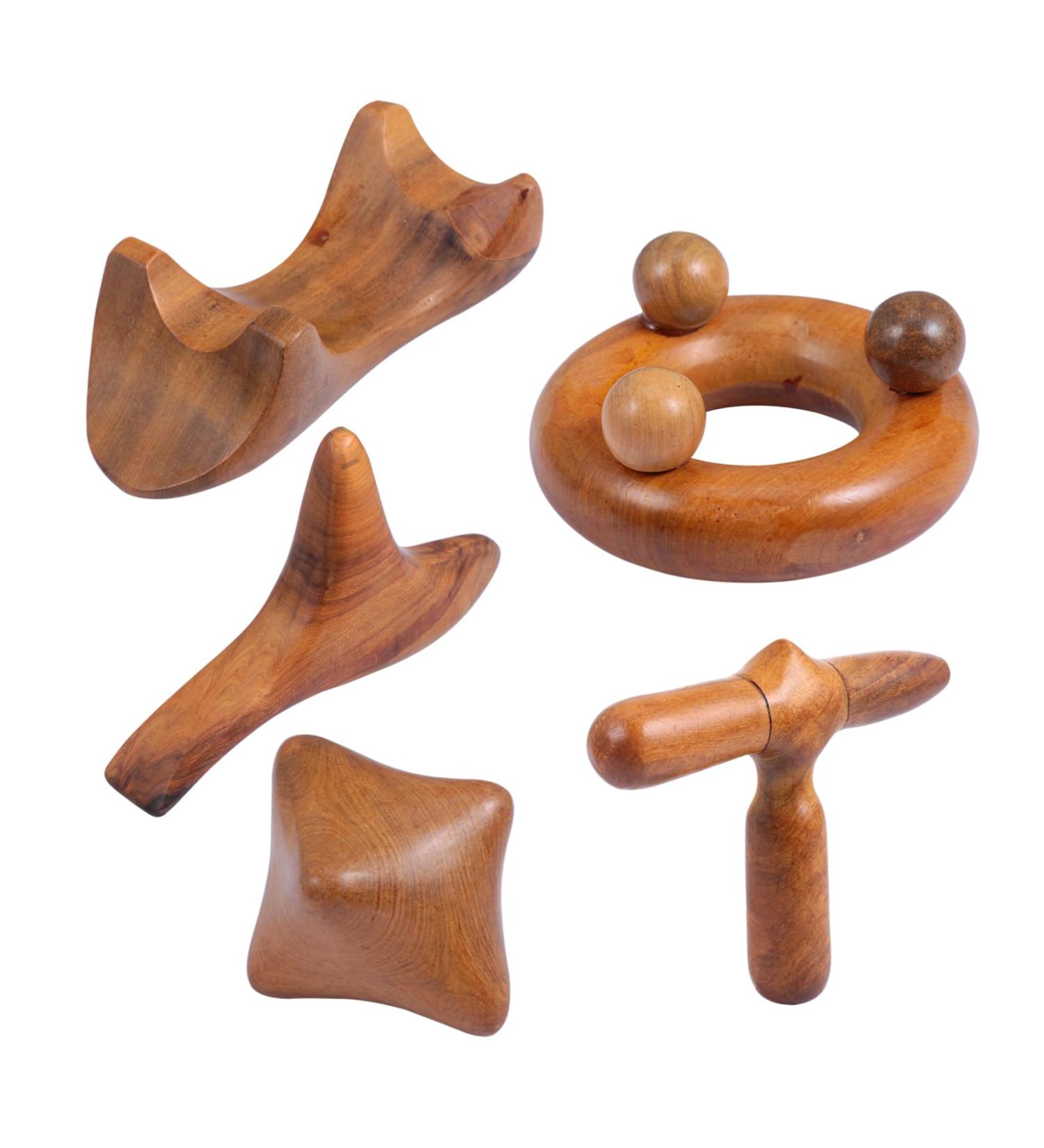 Beaupretty 15-Piece Sandalwood Foot Paddle & Thai Massage Tool Set - Wooden Facial Spatula & Neck Massager for Colleagues - Buy Online on GoSupps.com