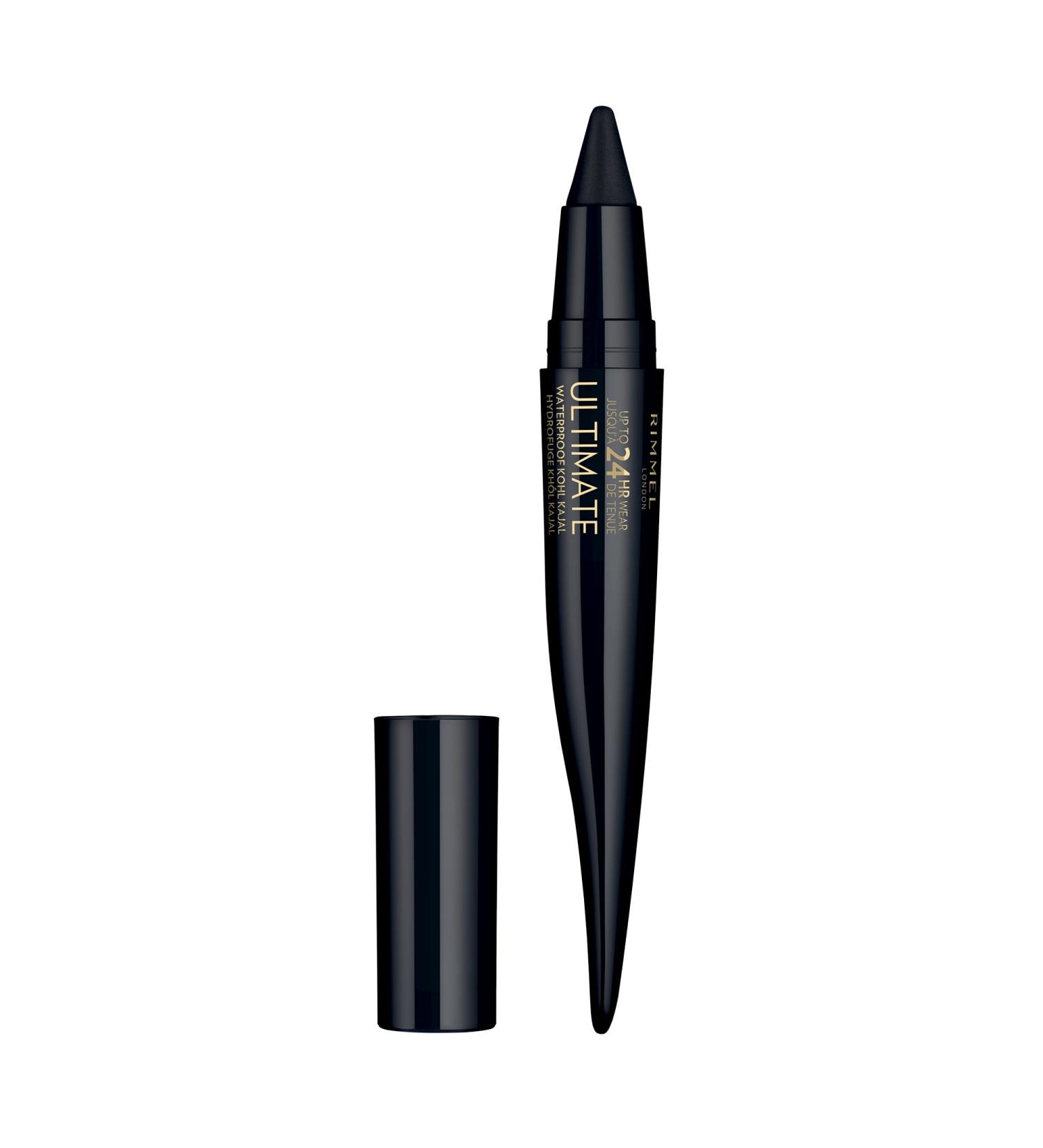 Rimmel London Ultimate Kohl Kajal Waterproof Eyeliner - 001 Black Obsidian 0.04oz - Buy Online on GoSupps.com