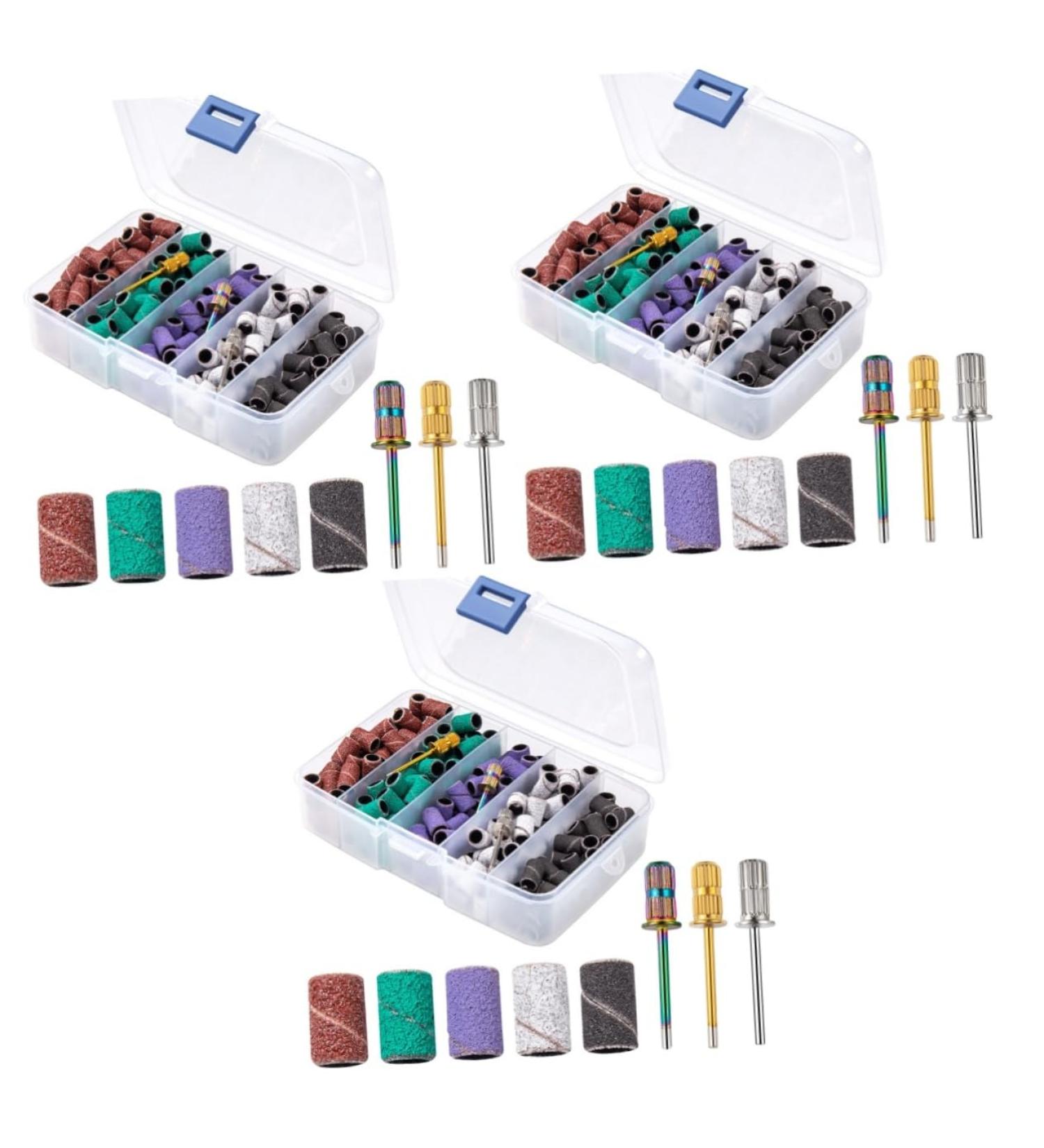 FRCOLOR 3 Sets Nail Polish Set Manicure Band Fine Sanding Bands for Nail Drill Nail Polishing Band Nail Kits Manicure Polisher Buffer Nail Grinding Sanding Bands Alloy Nail Tape Frosted - Buy Online on GoSupps.com