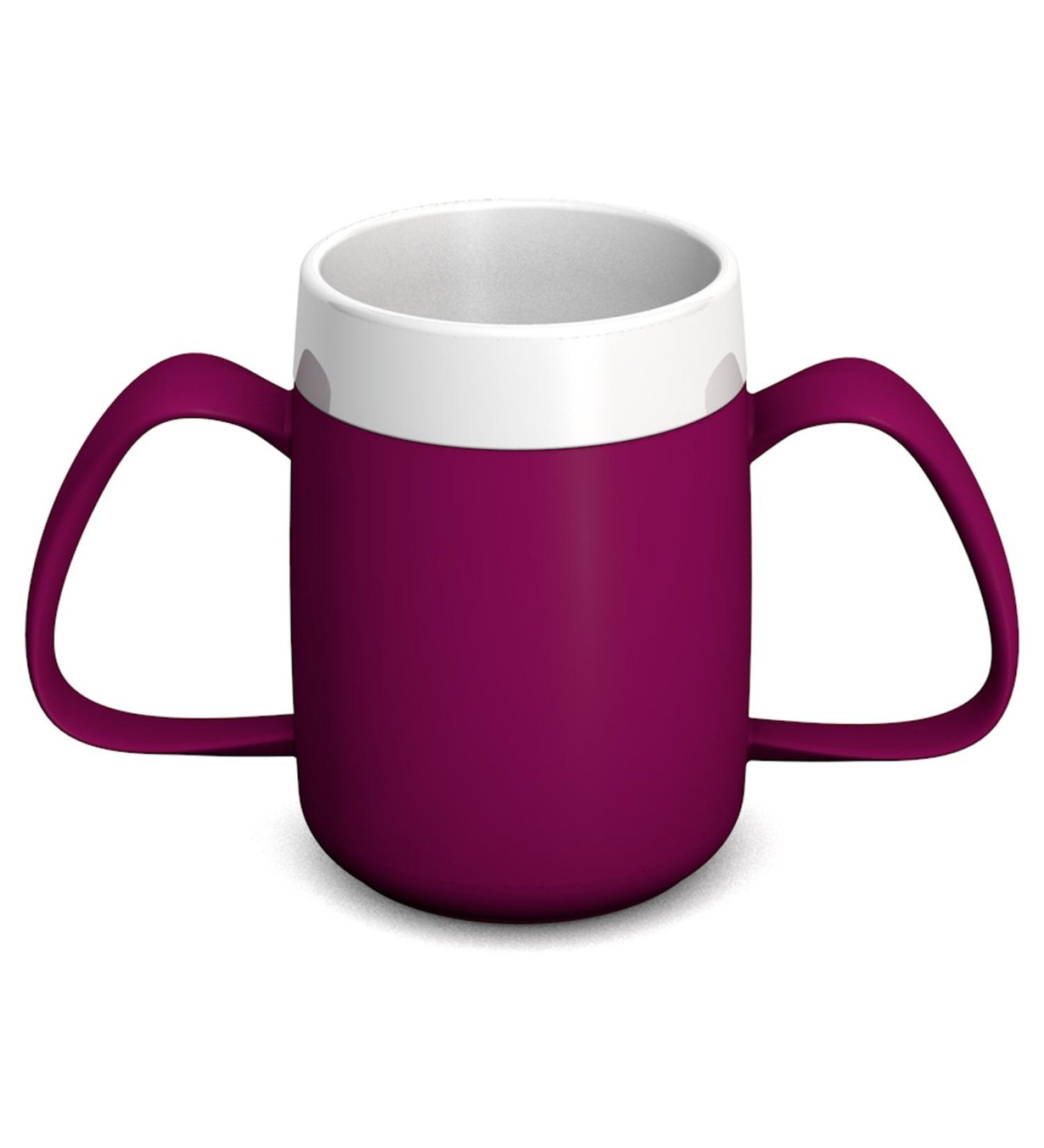 Ornamin Two Handled Mug 140ml Blackberry (Model 815) | Drinking Aid Feeding Cup & Thermal Mug - Buy Online on GoSupps.com