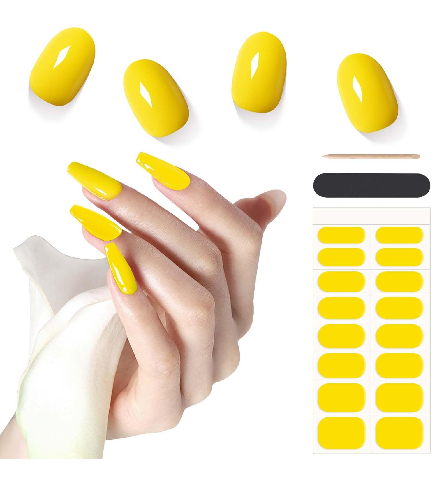 StellaStar Semi Cured Gel Nail Strips Gel Wraps for Nails Easy Apply & Remove 10 HP-012 - Buy Online on GoSupps.com