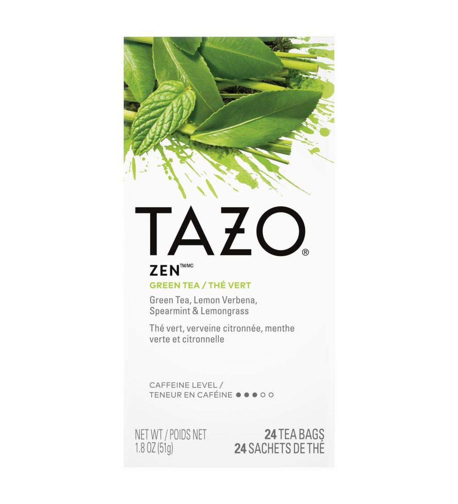 TAZO Zen Green Tea Bags - Non GMO, 24 Count (Pack of 6) - Buy Online on GoSupps.com
