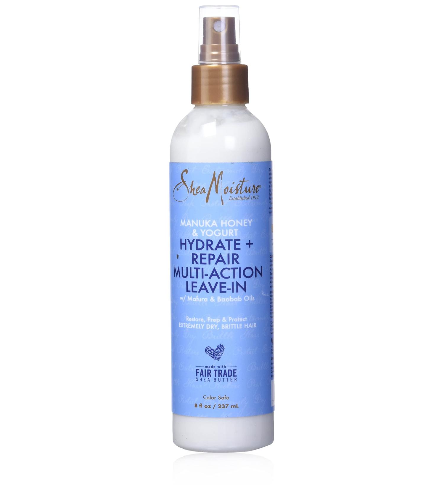 SheaMoisture Manuka Honey & Yogurt Leave-In Conditioner - Hydrate & Repair (8 oz) - Buy Online on GoSupps.com