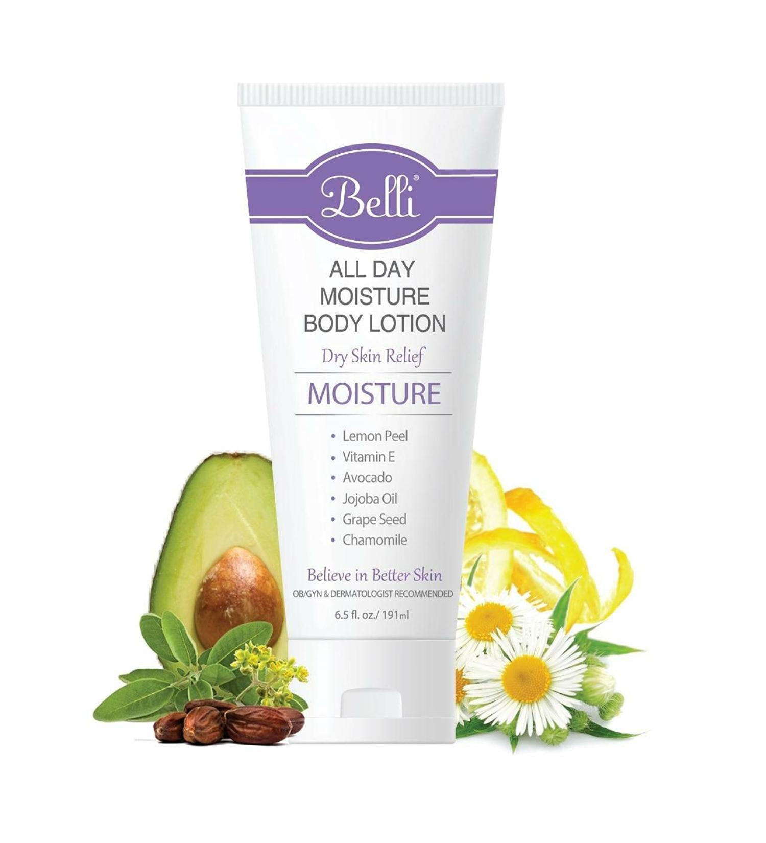 Belli Skincare All Day Moisture Body Lotion 6.5 fl oz | Hydrating & Nourishing Formula - Buy Online on GoSupps.com