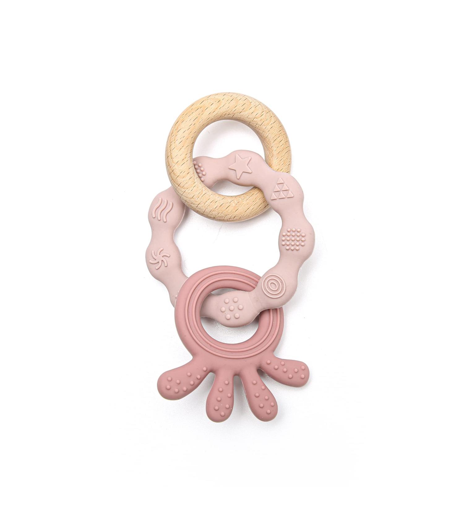 Mamimami Home Silicone Baby Teething Toy | BPA Free Chew Teether with Raised Texture | Soothes Gums & Sucking Babies | Eco-Friendly - Buy Online on GoSupps.com