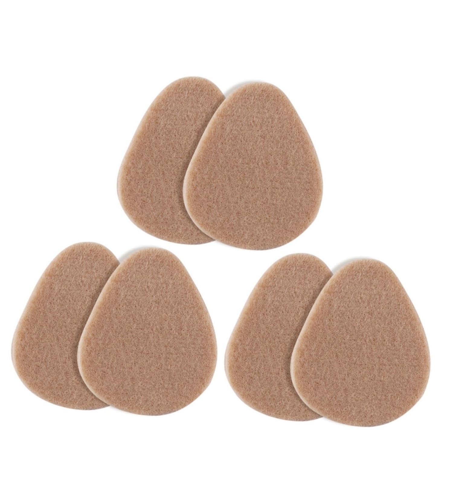 GLEAVI 3 Pairs Forefoot Pad | Comfort Metatarsal Cushions | Felt Ball of Foot & Heel Support | Miss Cashmere Wool | Medium Size - Buy Online on GoSupps.com