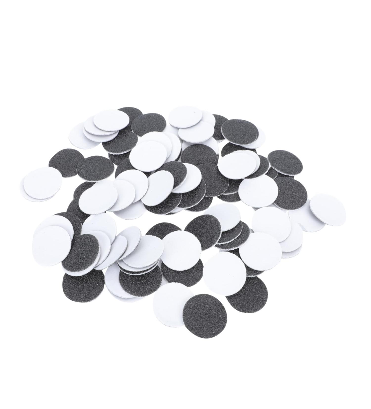 NOLITOY 1 Frosted Sheet Pedicure Tools for Feet Round Sanding Discs Manicure Grinding Slice Nail Set 2.5x2.5cm Black - Buy Online on GoSupps.com