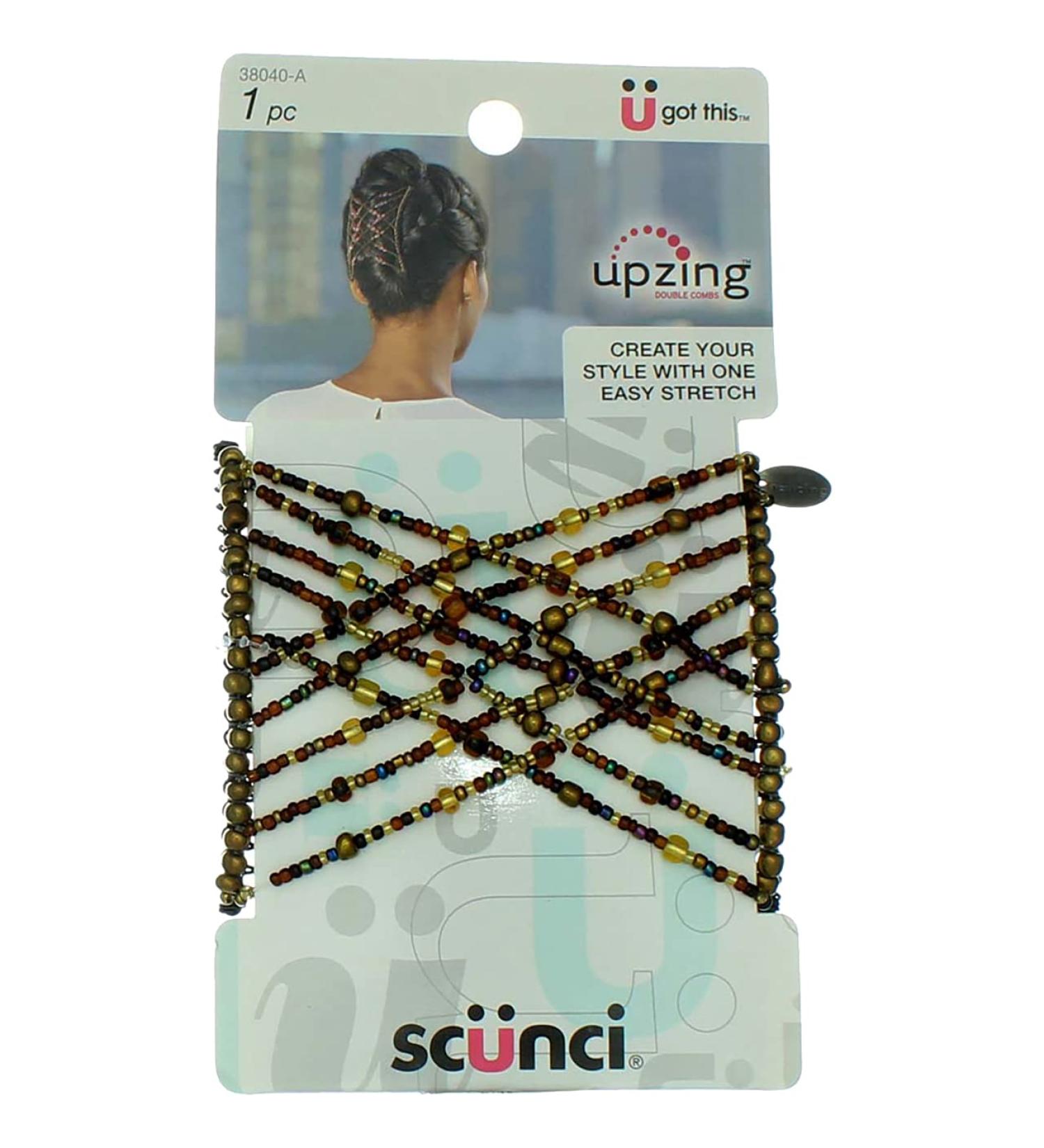 Scunci Upzing Beaded Clip, Pack of 2- Effortless Beauty Accessory - Buy Online on GoSupps.com