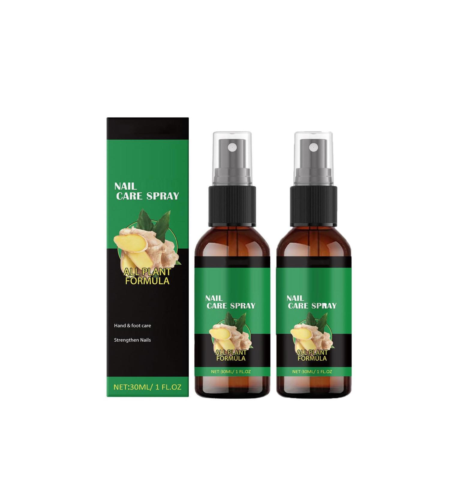Lot de 2 sprays Ginger Foot - S rum cuticle pour ongles - R paration des ongles au gingembre - Soin des ongles au gingembre - Huile de soin des cuticules - 30 ml - Buy Online on GoSupps.com