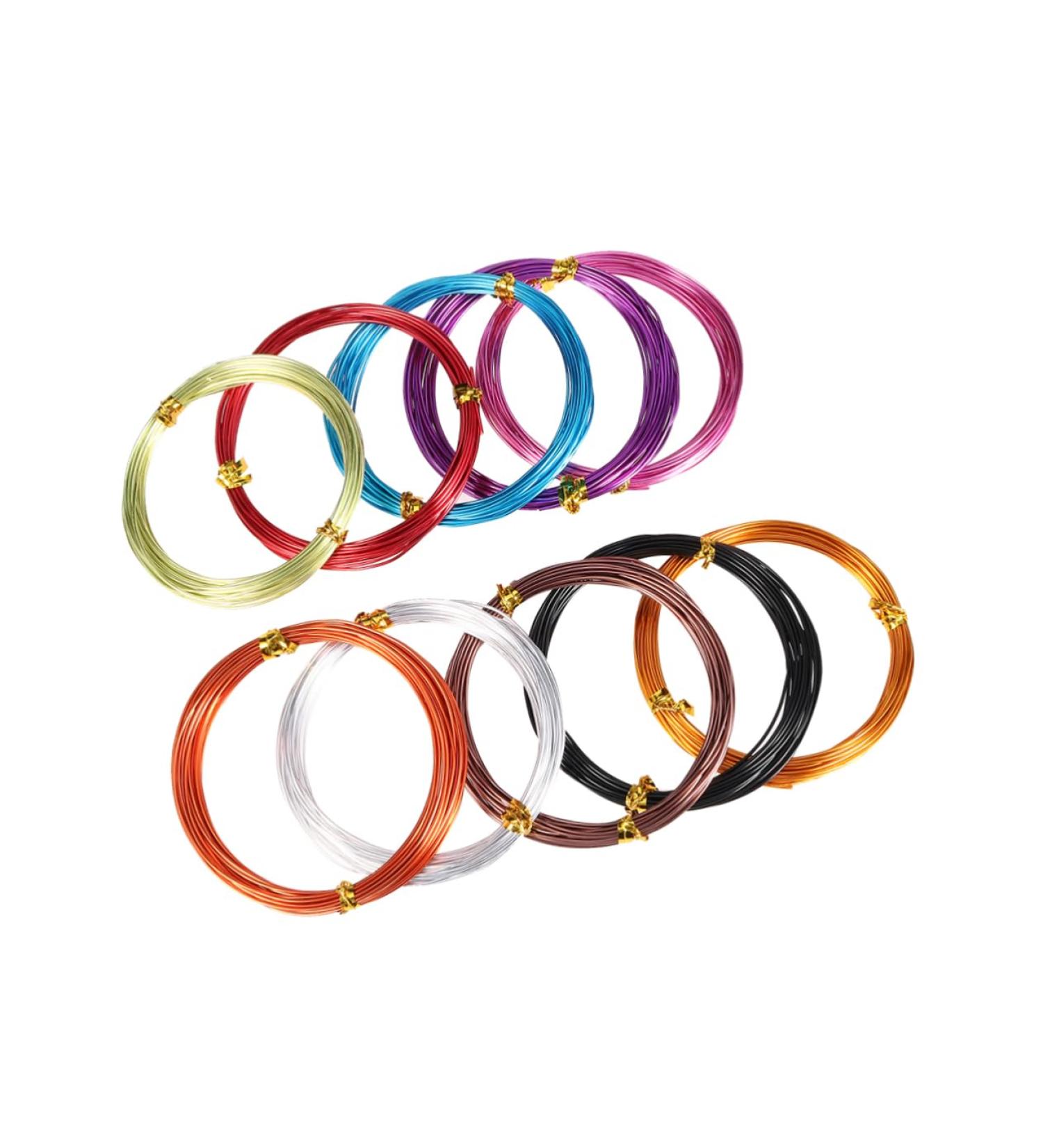 Magiclulu 10th Artistic Floral Jewelry - Handmade Pearl Wire & Metal Wreath Jewelry Accessories | Colorful Aluminum Wire DIY Sculptures - Buy Online on GoSupps.com
