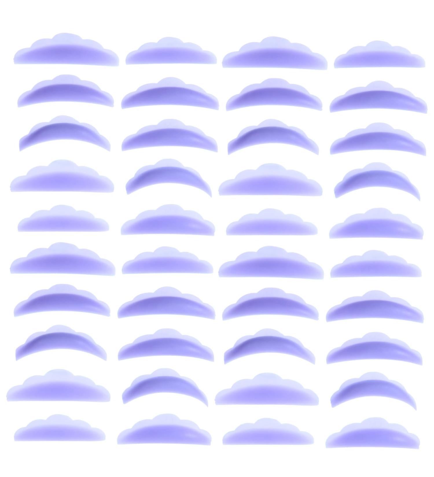 MERRYHAPY 20 Pairs Eyelash Silicone Patch Eyelash Curler Kit para Pesta as Eyelash Perm Pads Eyelash Perm Lash Lift Pads Lashes Tool Lash Curler Refill Pads False Eyelash Patches Purple 4.5x1.4cm - Buy Online on GoSupps.com