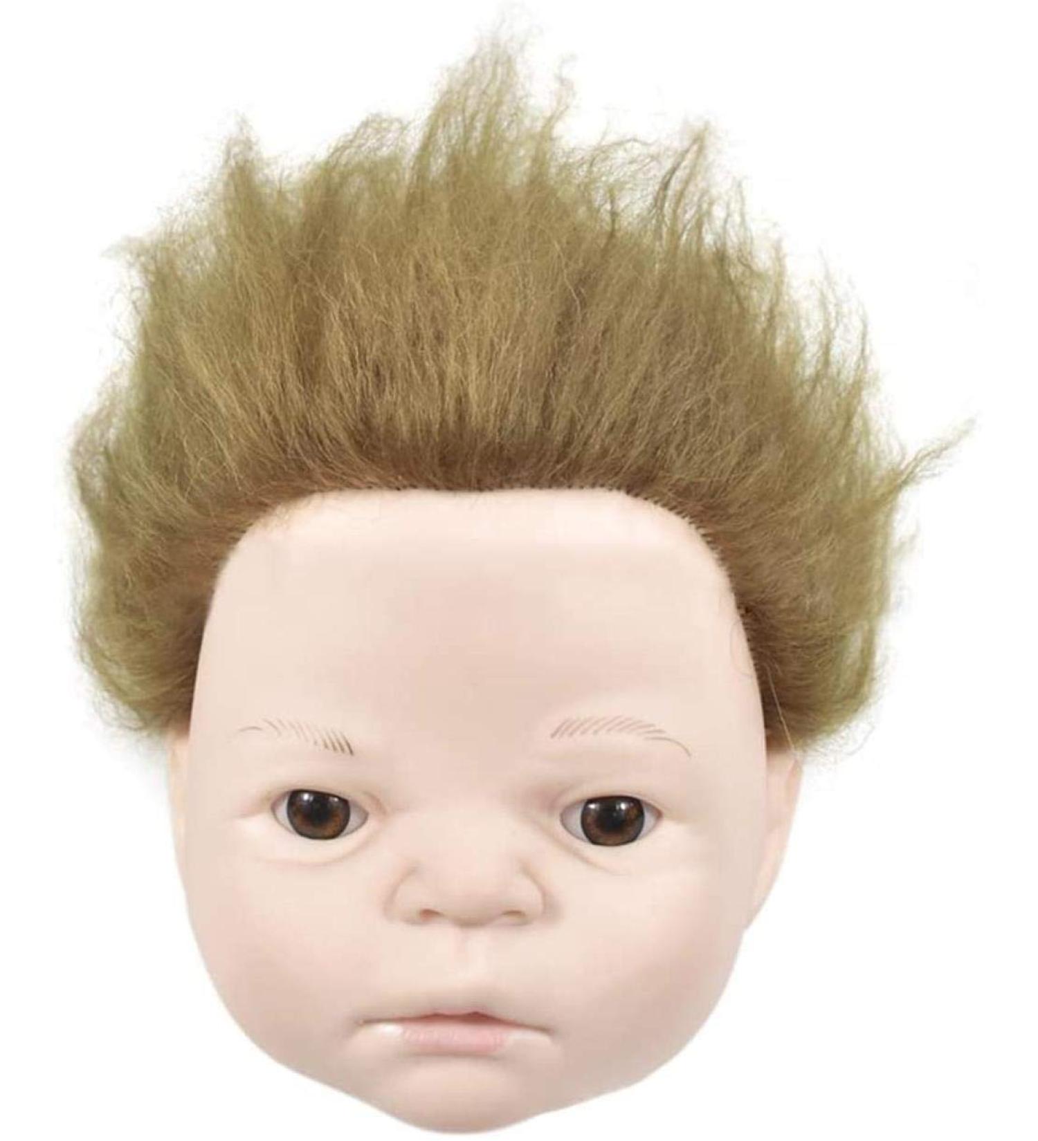 Tailor Puppet Female Adjustable Training Ladder Real Hair Doll Head for Hairdresser Education & Salon Practice - Buy Online on GoSupps.com