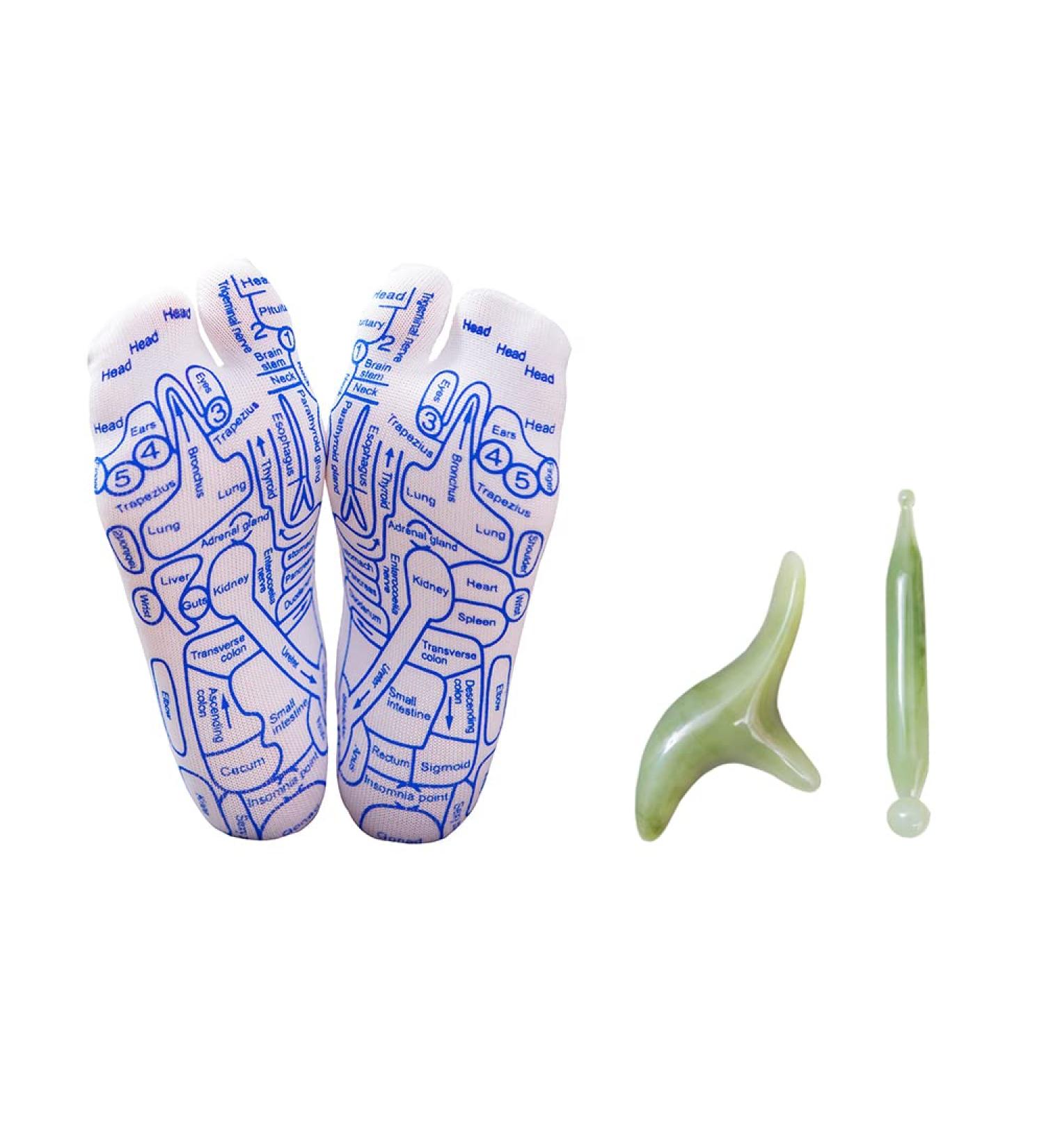 Broman Acupressure Trigger Point Massager Tool & Reflexology Socks Set - Perfect Pain Relief Gift for Men | Socktools4man - Buy Online on GoSupps.com