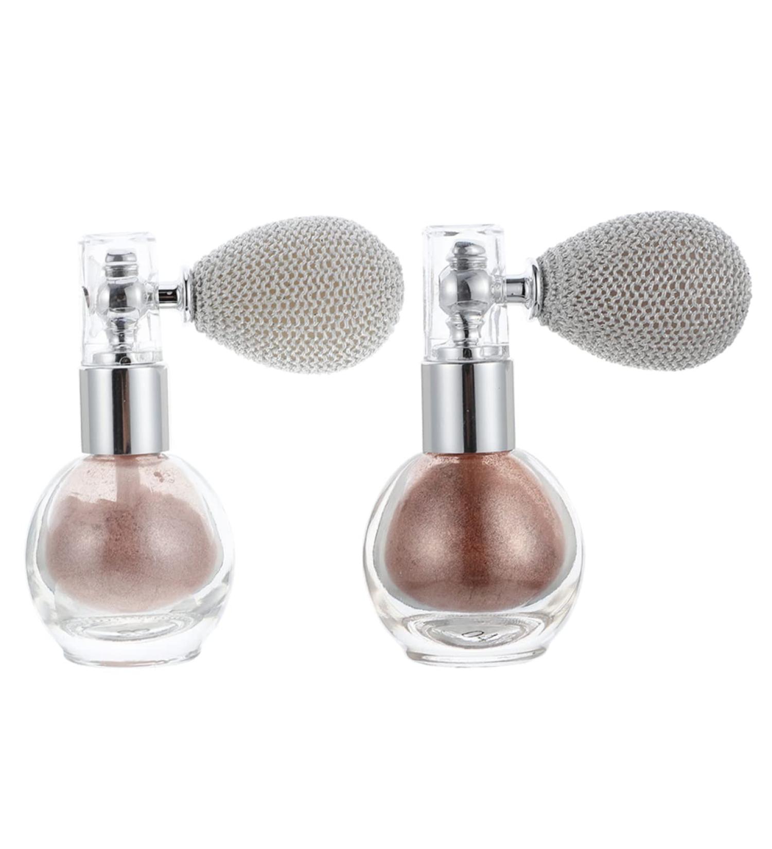 FOMIYES 4 Pcs Spray Glitter Body Powder Highlighting Powder Spray Hair Highlighter Flash Dusting 1 count (Pack of 1) Assorted Colorx2pcs - Buy Online on GoSupps.com