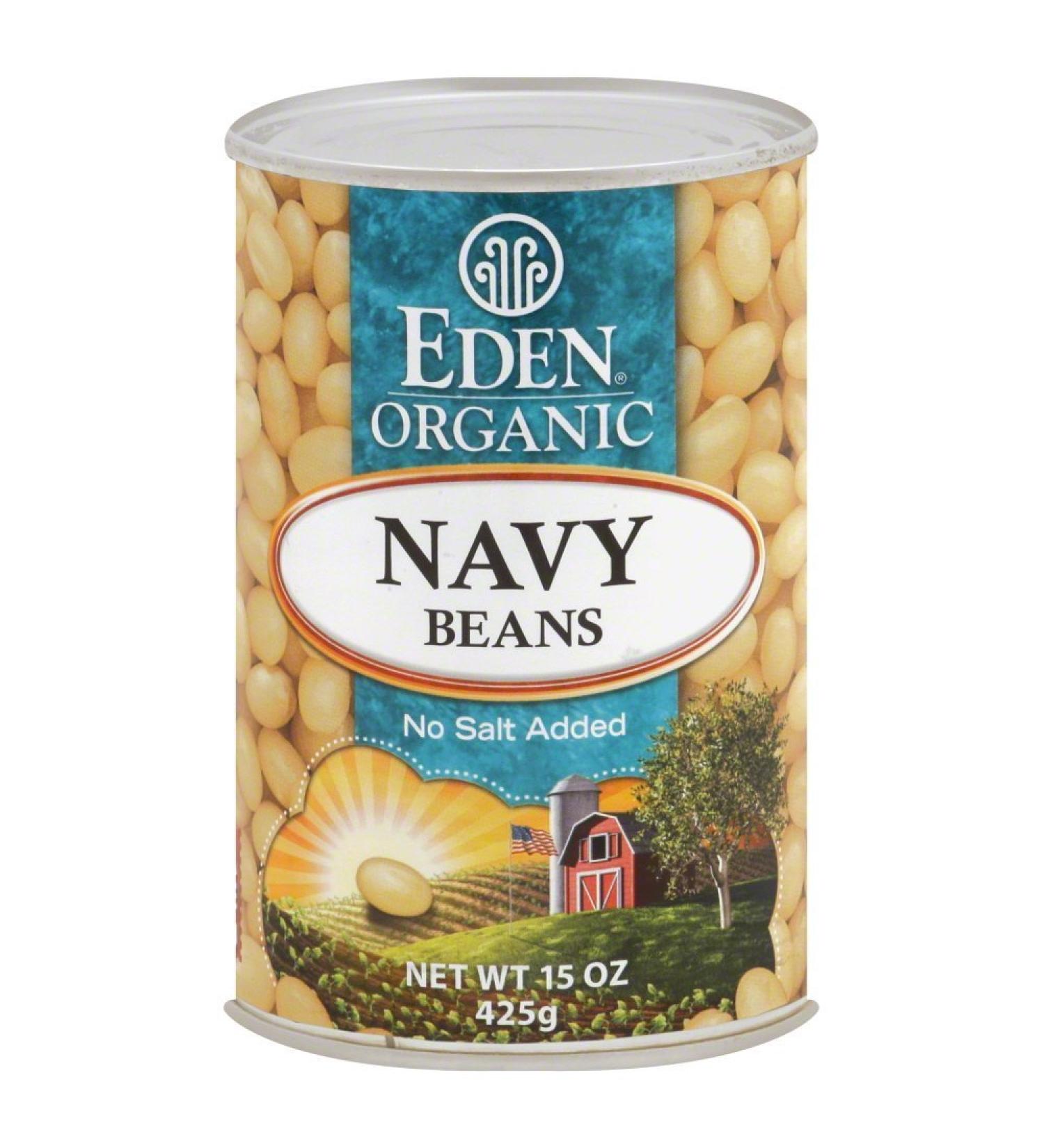 Eden Beans Navy Organic 15.0 OZ(Pack of 3)
