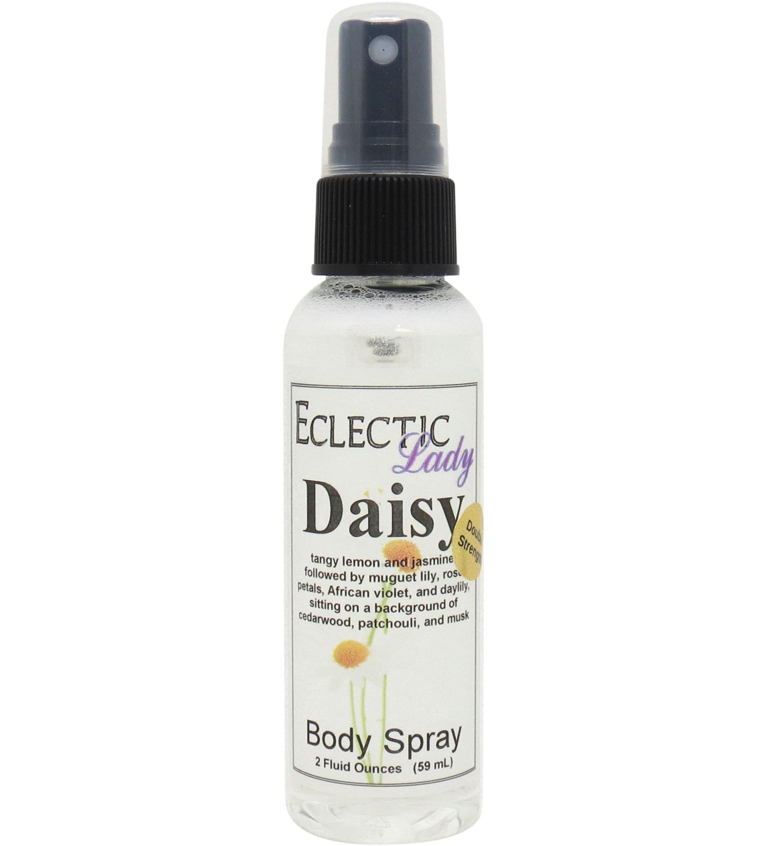 Daisy Body Spray (Double Strength) 2 ounces Body Mist for Women with Clean Light & Gentle Fragrance Long Lasting Perfume with Comforting Scent for Men & Women Cologne with Soft Subtle Aroma For 2 Fluid Ounces (Double Strength) - Buy Online on GoSupps.com