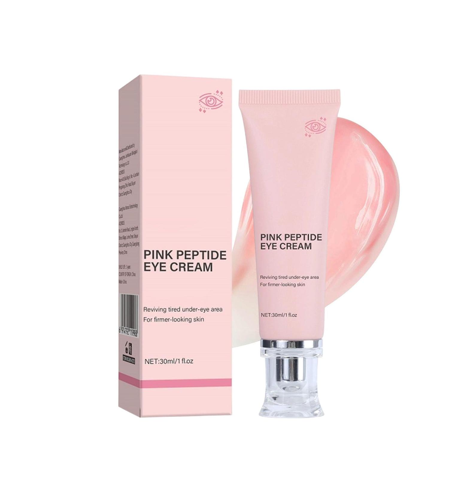 PDRN Pink Peptide Eye Serum Pink Peptide Eye Cream Hydrating & Firming Eye Cream for Dark Circles Reduces Fine Lines Uneven Skin Tone Soothing Face Moisturizer with Peptides (1 Fl Oz 1pc) 1pc 1 Fl Oz (Pack of 1) - Buy Online on GoSupps.com