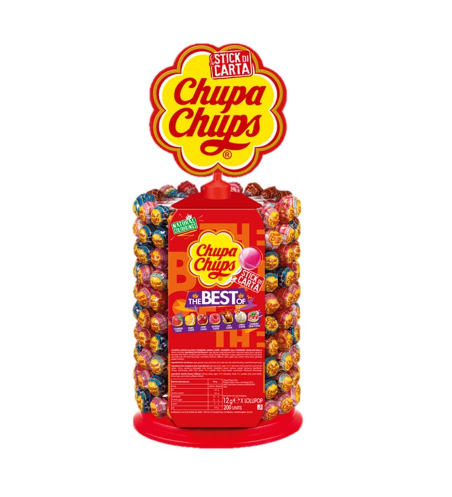  Chupa Chups Chupa Chups Lollipop 200 Assorted Fruit Lollipop Lolli - Buy Online on GoSupps.com