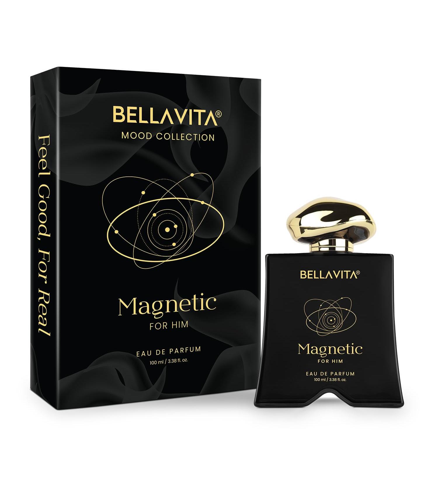 Mood Collection Magnetic Eau De Parfum for Him with Grapefruit Jasmine and Vanilla |Premium Long Lasting Fragrance Perfume for Men 100 ML - Buy Online on GoSupps.com