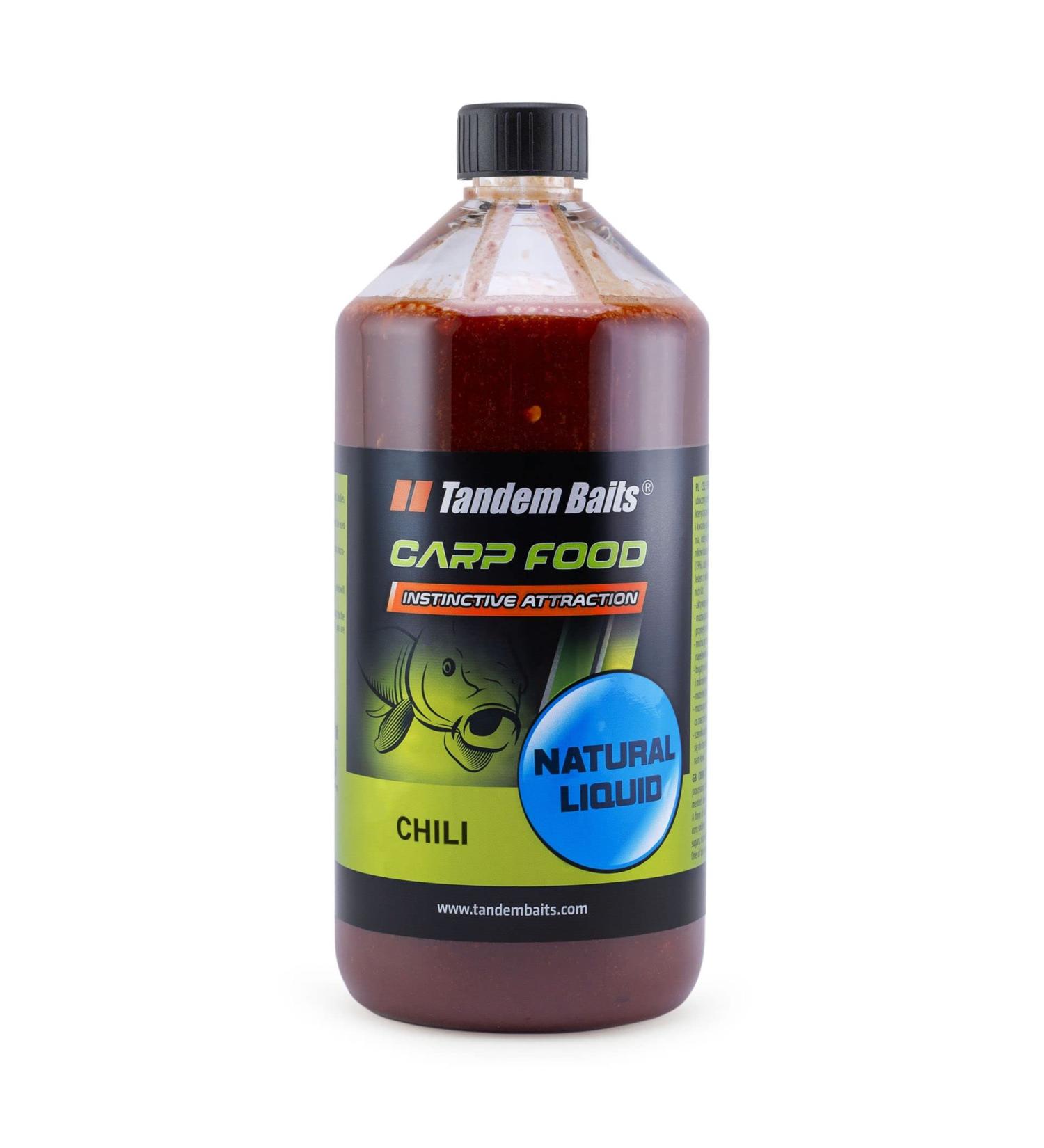 Tandem Baits Carp Food Natural Liquid 1000ml Chile - Buy Online on GoSupps.com