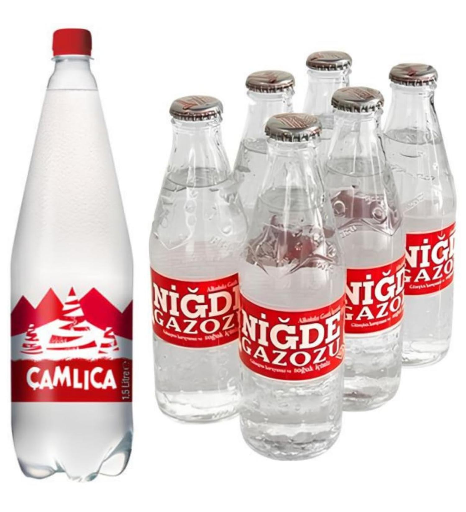 Camlica Gazoz Lemonade Soft and Soft Drinks (with Deposit) 1500ml x 3 Bottles with Pufai Grocery - Buy Online on GoSupps.com