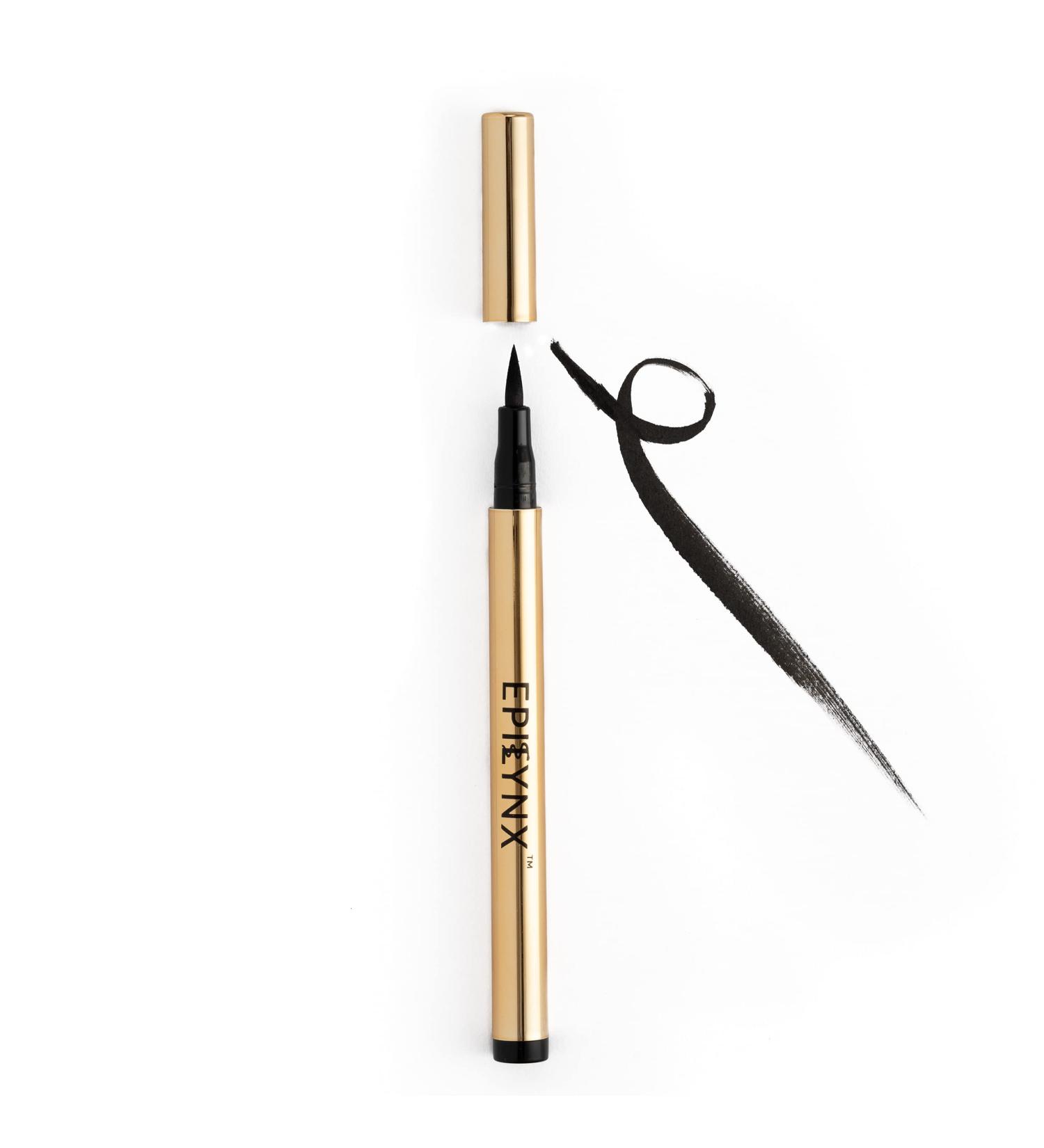 EPILYNX Long Lasting Waterproof Liquid Eyeliner - Gluten-Free Vegan Formula | Precision Tip | Blackest Black - 2mL - Buy Online on GoSupps.com