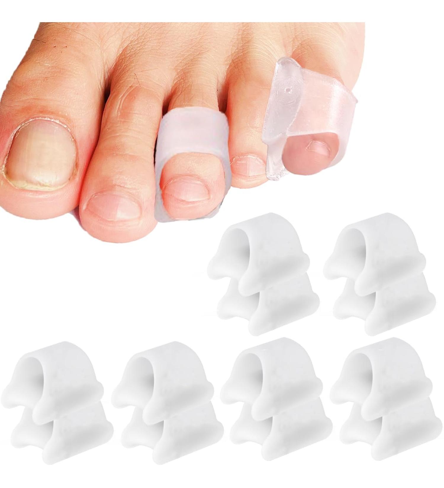 10 Pieces Pinky Toe Spacers - Cushions for Overlapping Toes | Comfort & Relief for Women & Men - Buy Online on GoSupps.com