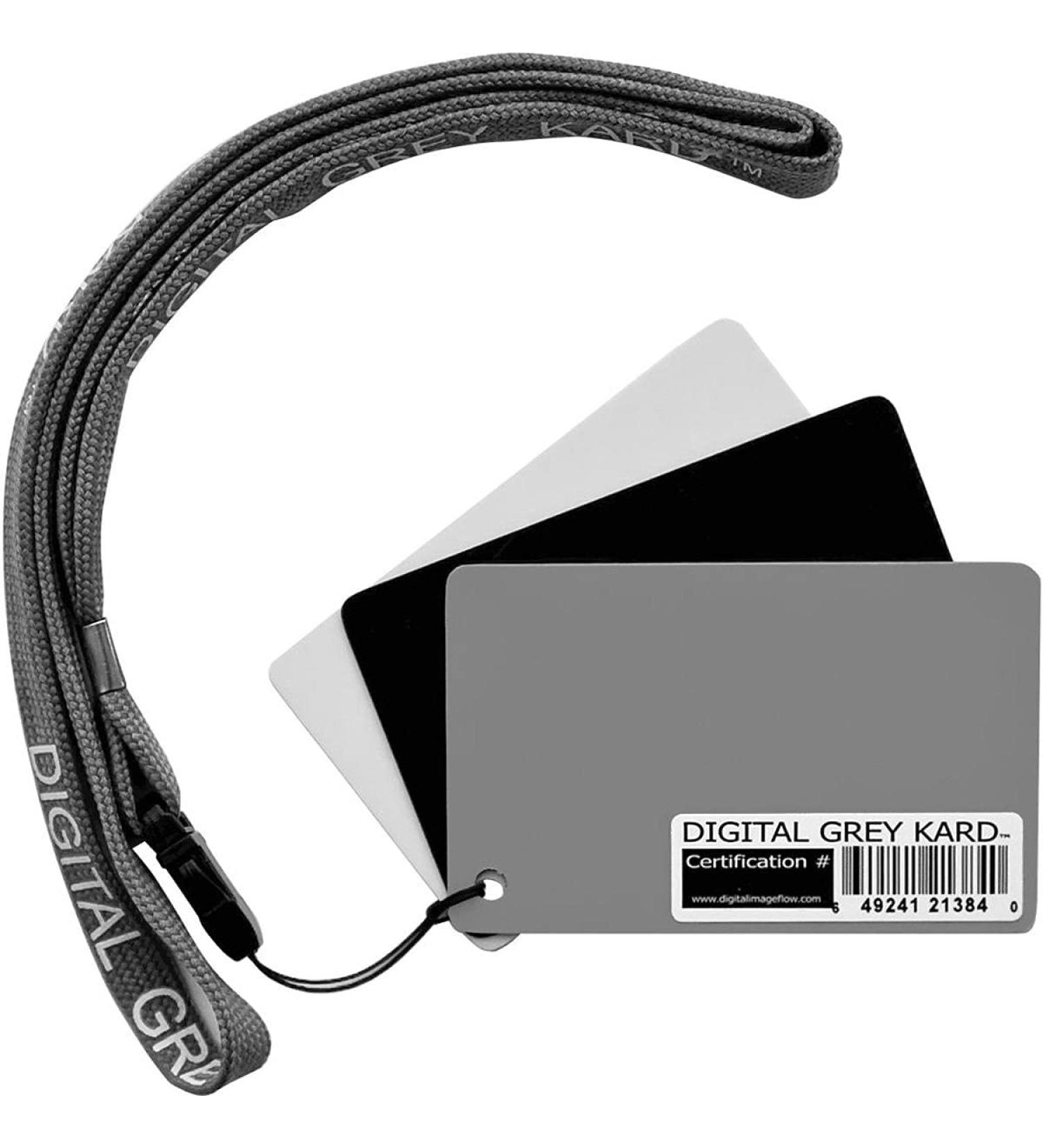 DGK Color Tools White Balance Card Set - Standard Lanyard Included (Set of 3 Cards) - Buy Online on GoSupps.com