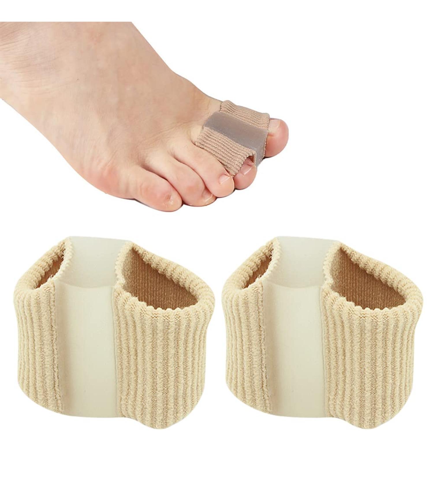 Silicone Toe Extensors & Spreaders for Hallux Valgus - 2-Piece Corrective Toe Separator for Men & Women - Buy Online on GoSupps.com